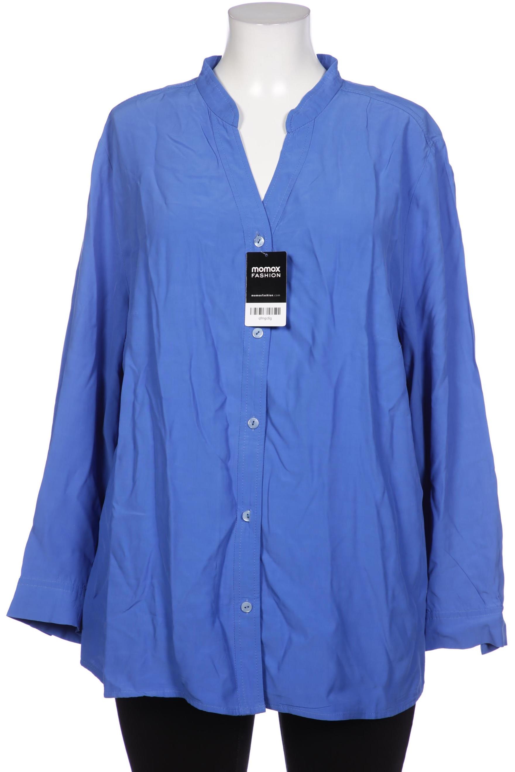 

Selection by Ulla Popken Damen Bluse, blau, Gr. 48