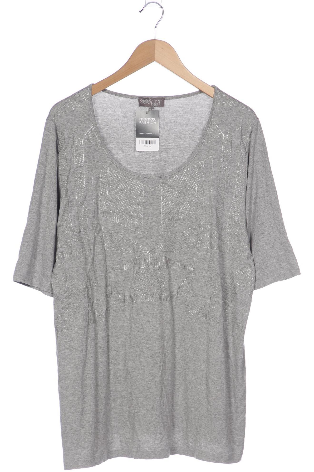 

Selection by Ulla Popken Damen T-Shirt, grau, Gr. 46