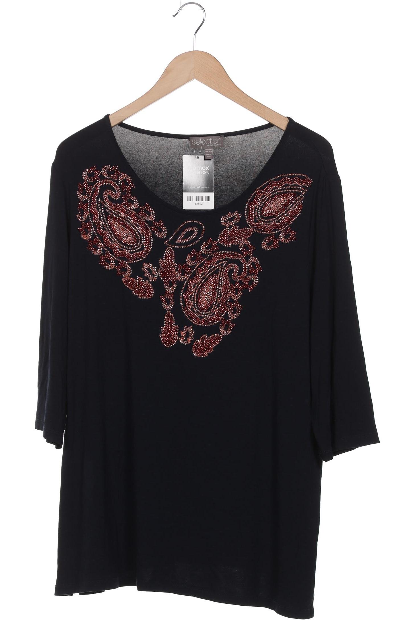 

Selection by Ulla Popken Damen T-Shirt, marineblau, Gr. 46