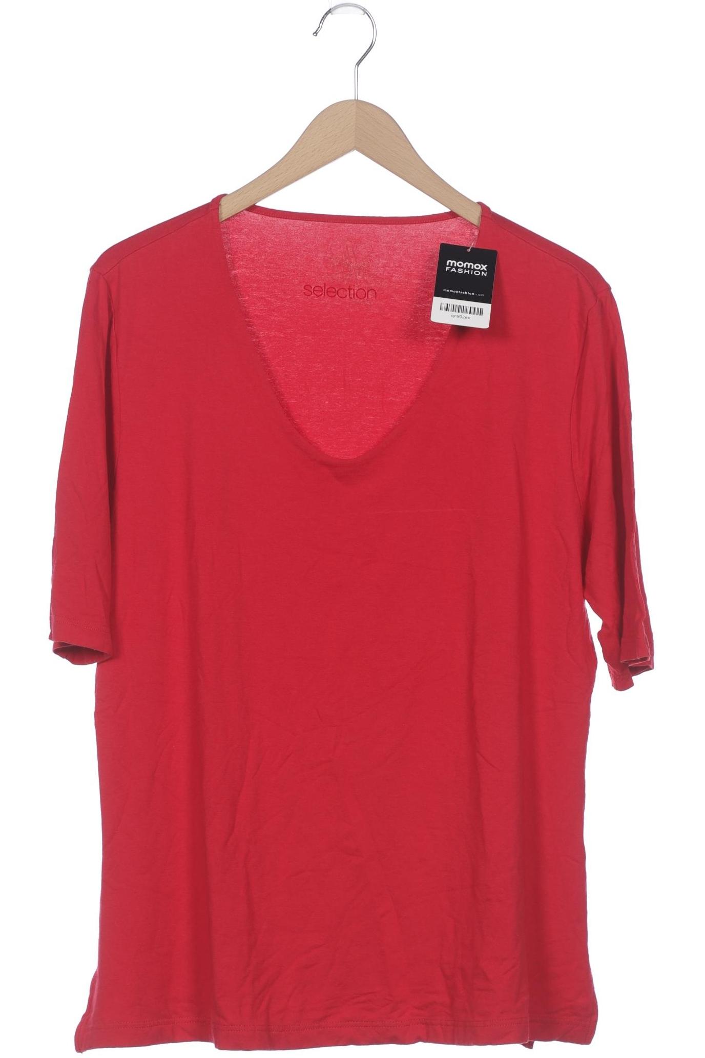 

Selection by Ulla Popken Damen T-Shirt, rot, Gr. 46