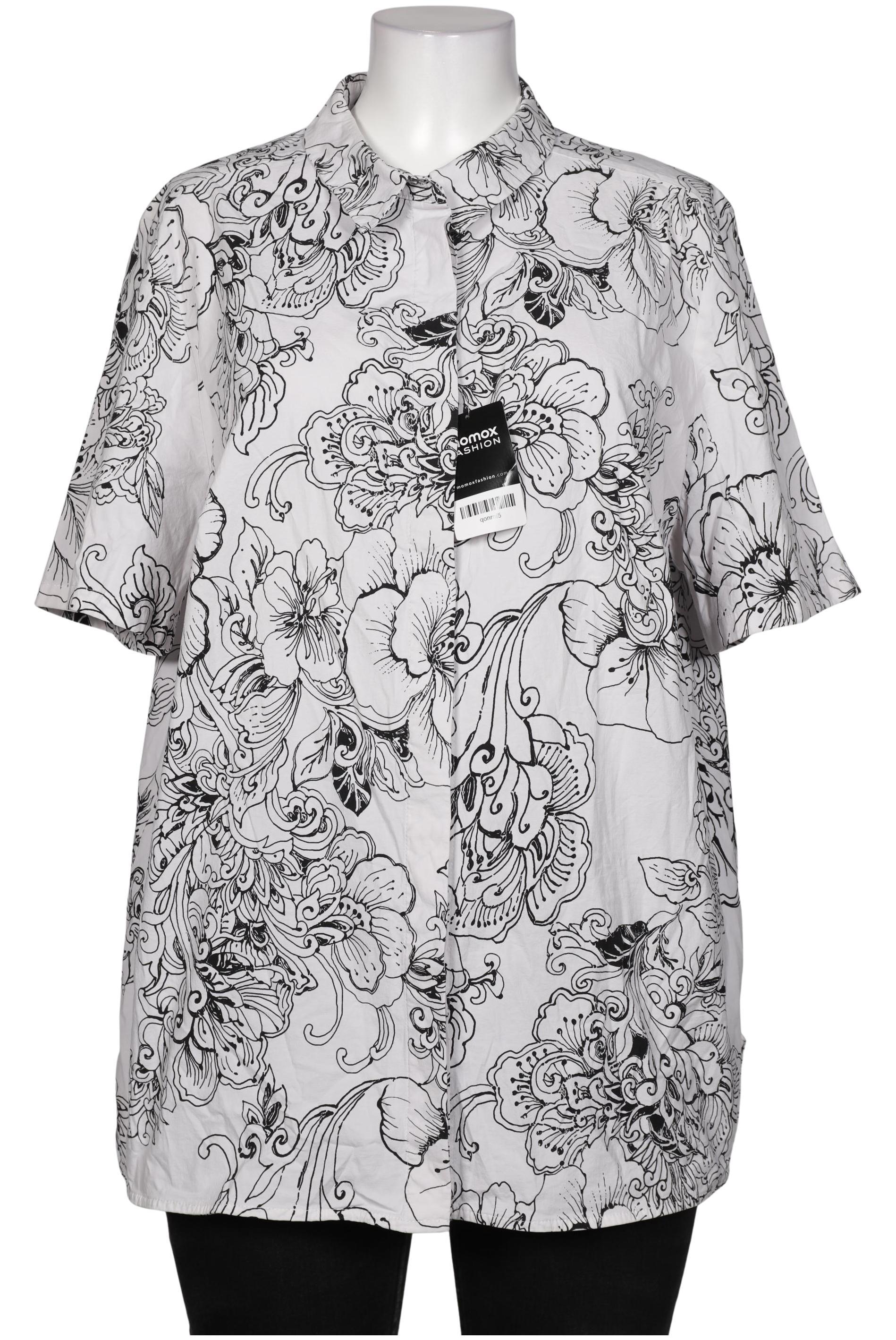 

Selection by Ulla Popken Damen Bluse, weiß, Gr. 48