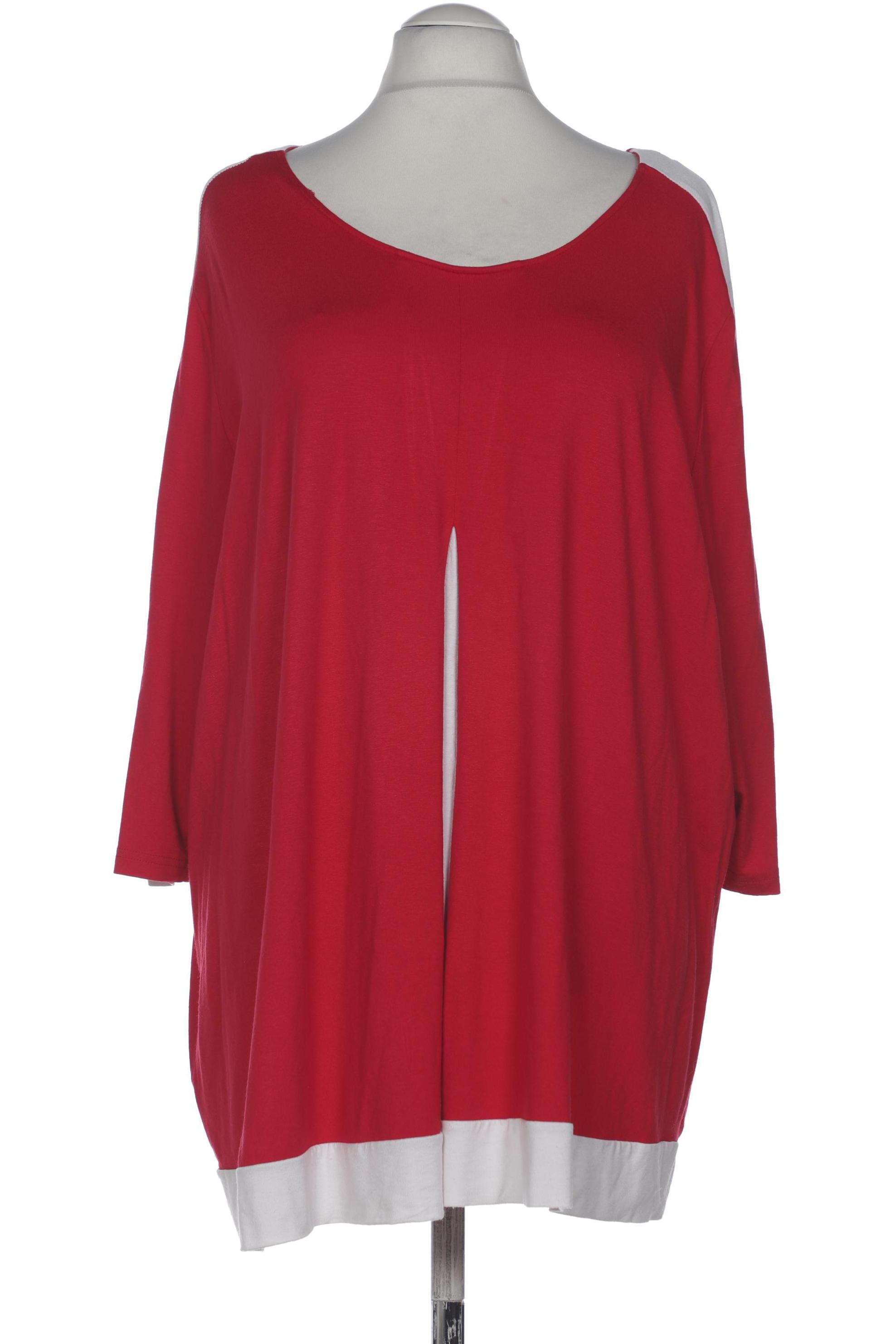 

Selection by Ulla Popken Damen Langarmshirt, rot, Gr. 54