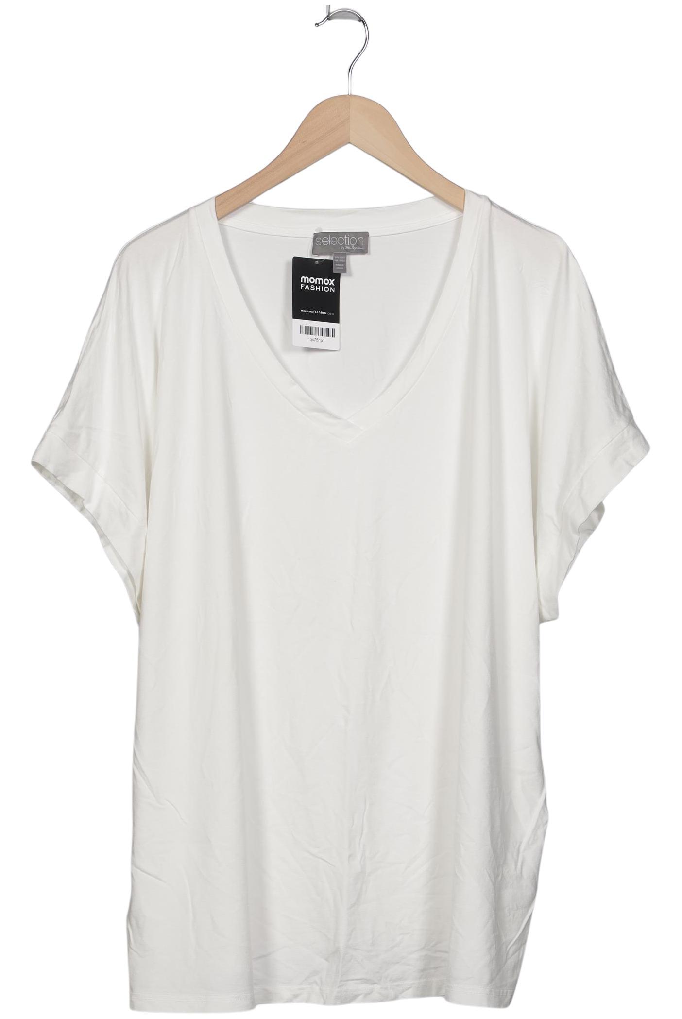 

Selection by Ulla Popken Damen T-Shirt, weiß, Gr. 50