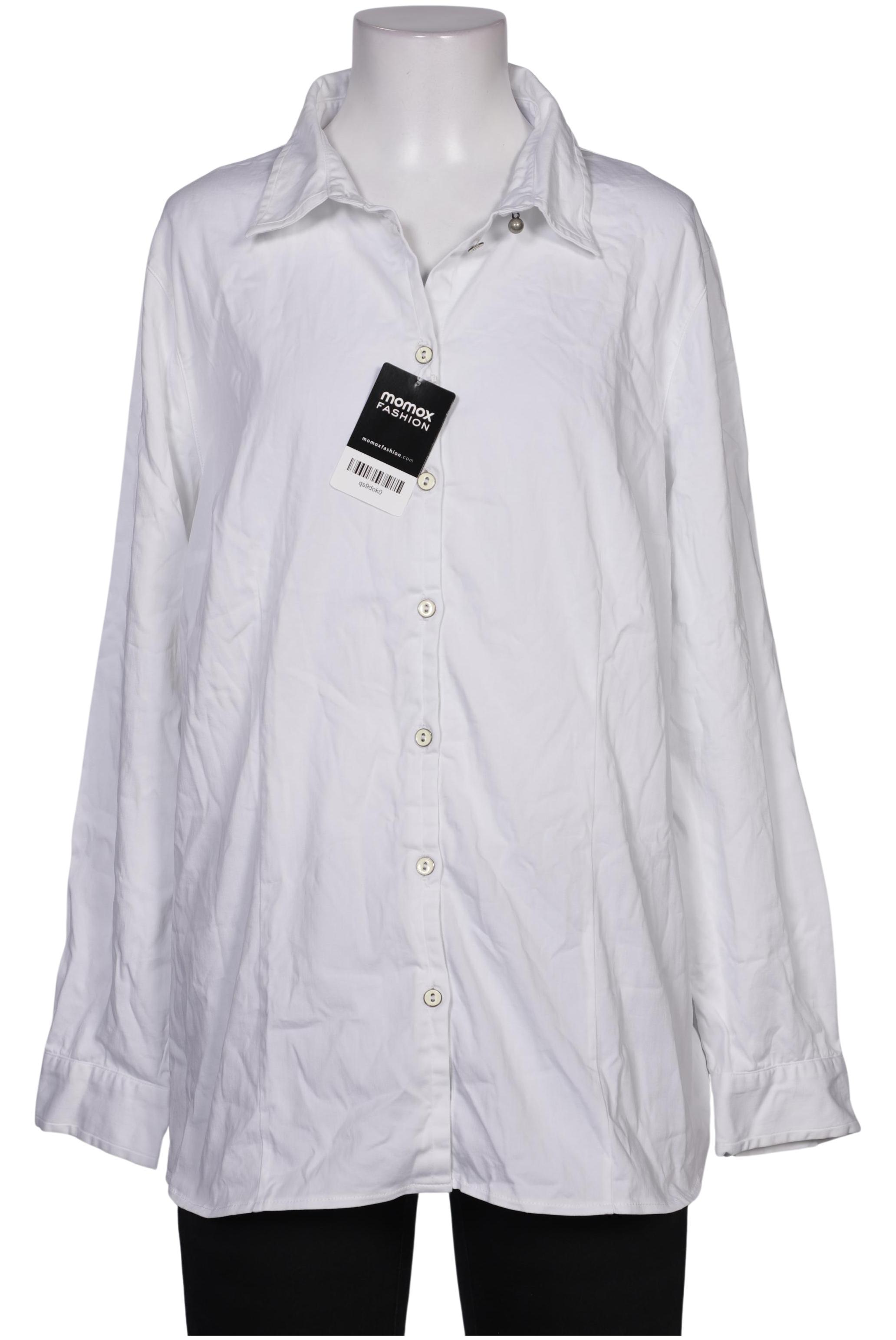 

Selection by Ulla Popken Damen Bluse, weiß, Gr. 46