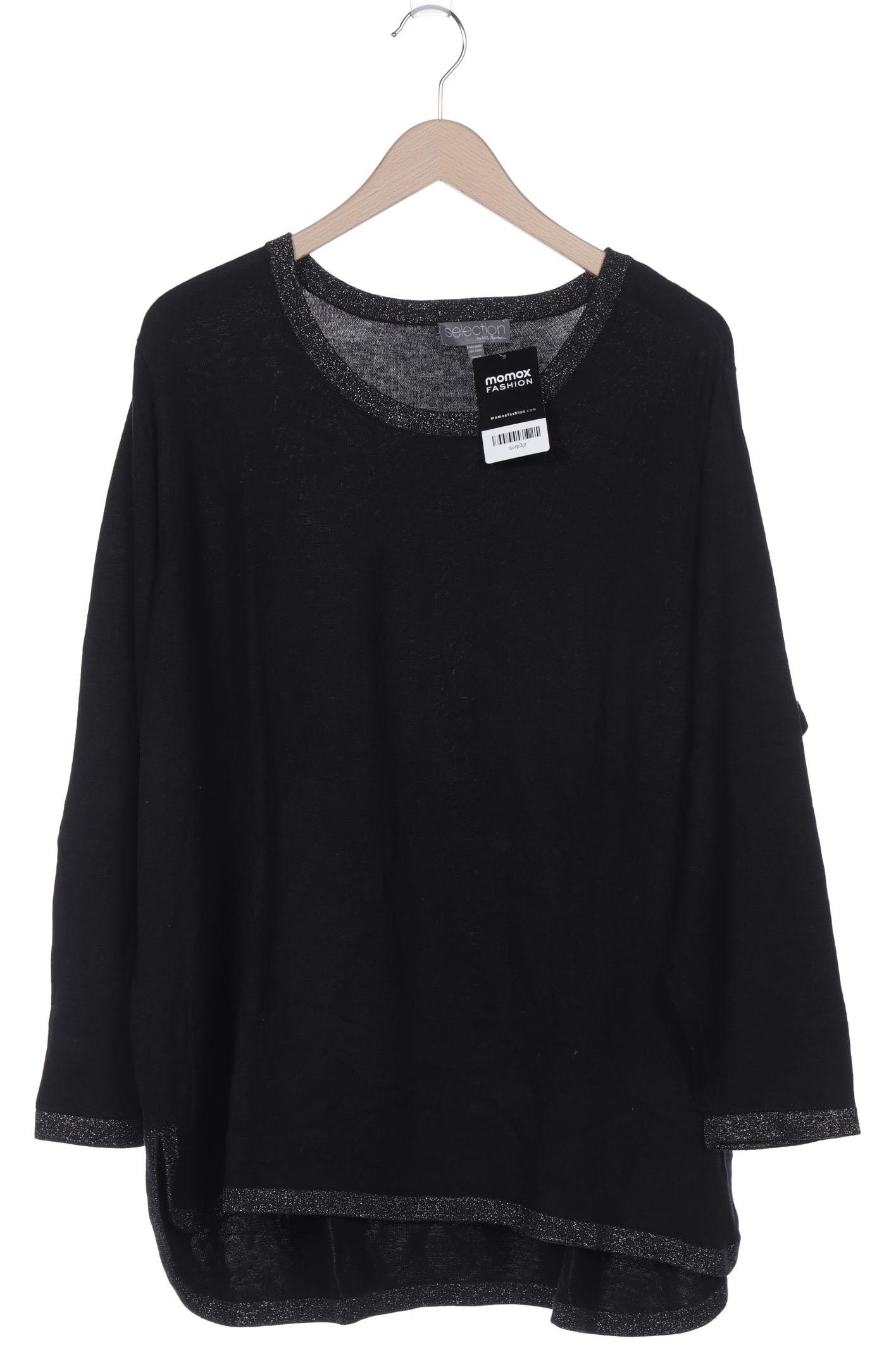 Thumbnail - Selection by Ulla Popken Damen Pullover, schwarz, Gr. 50
