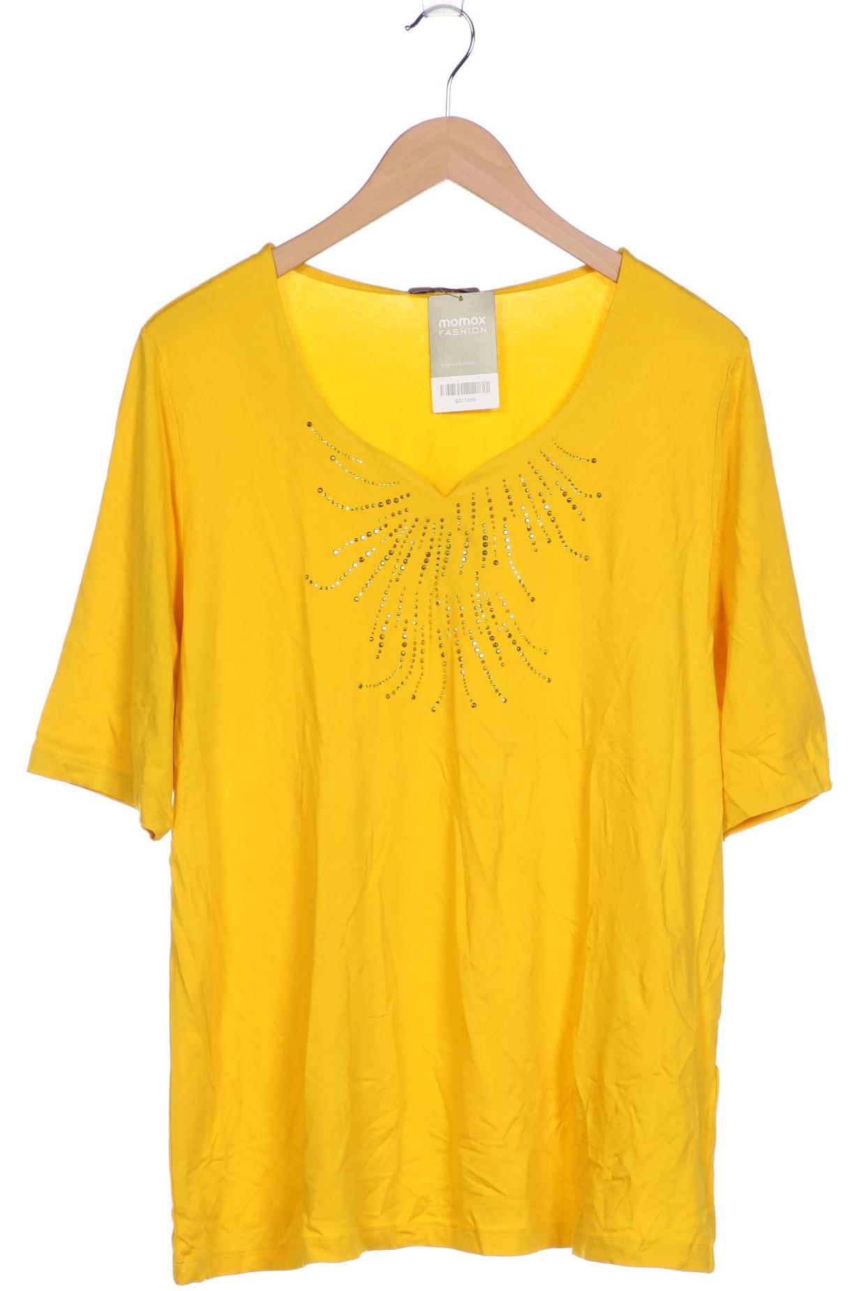 

Selection by Ulla Popken Damen T-Shirt, gelb, Gr. 46