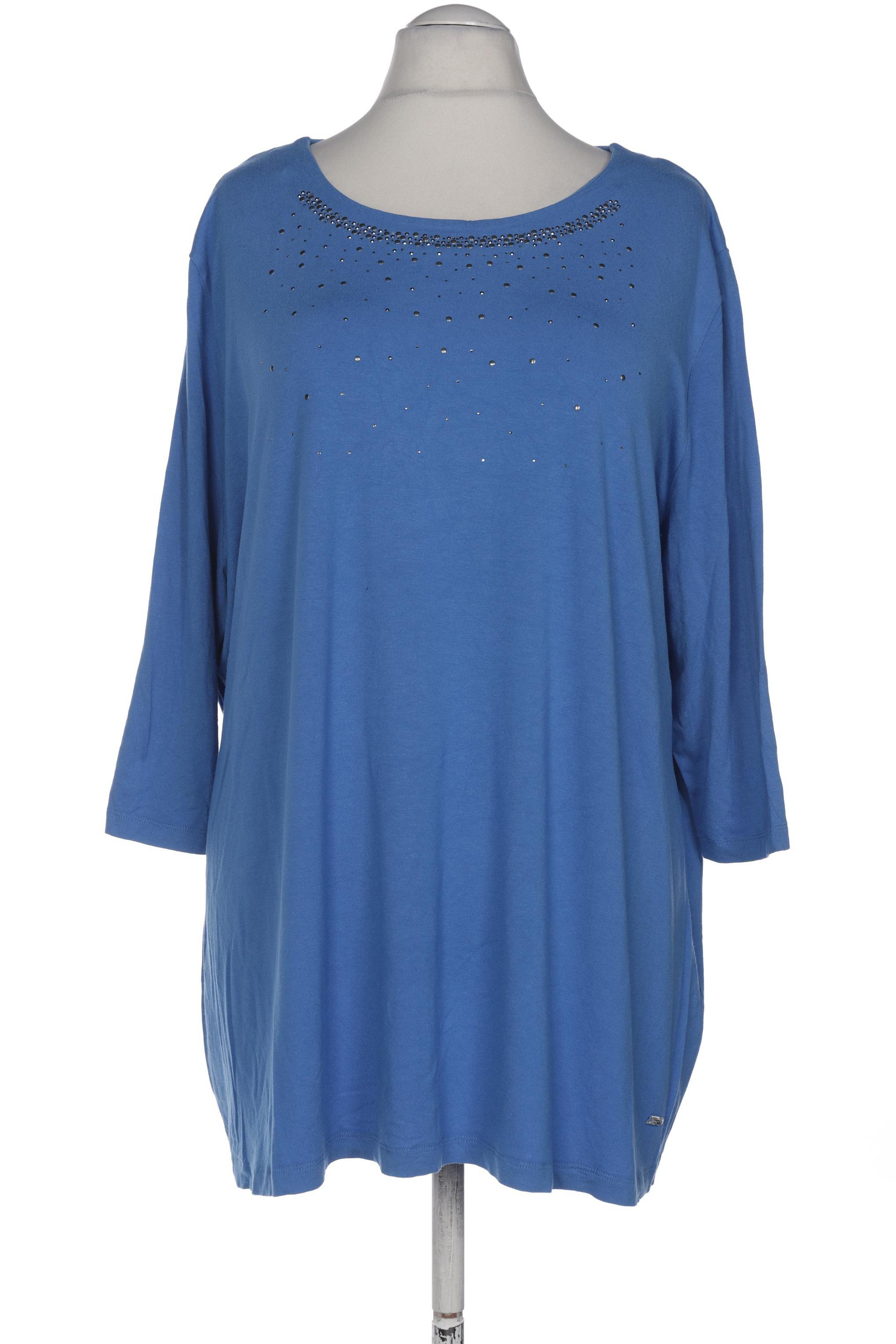 

Selection by Ulla Popken Damen T-Shirt, blau, Gr. 52