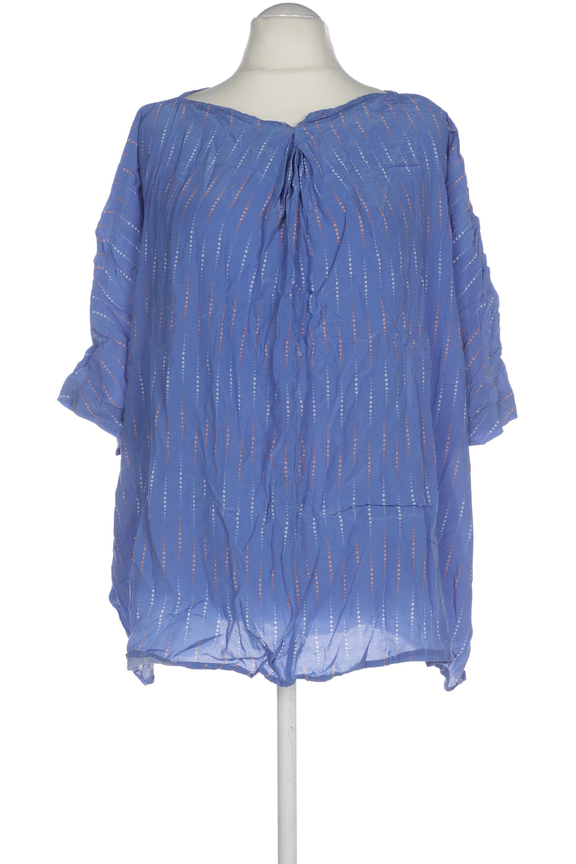 

Selection by Ulla Popken Damen Bluse, blau, Gr. 58