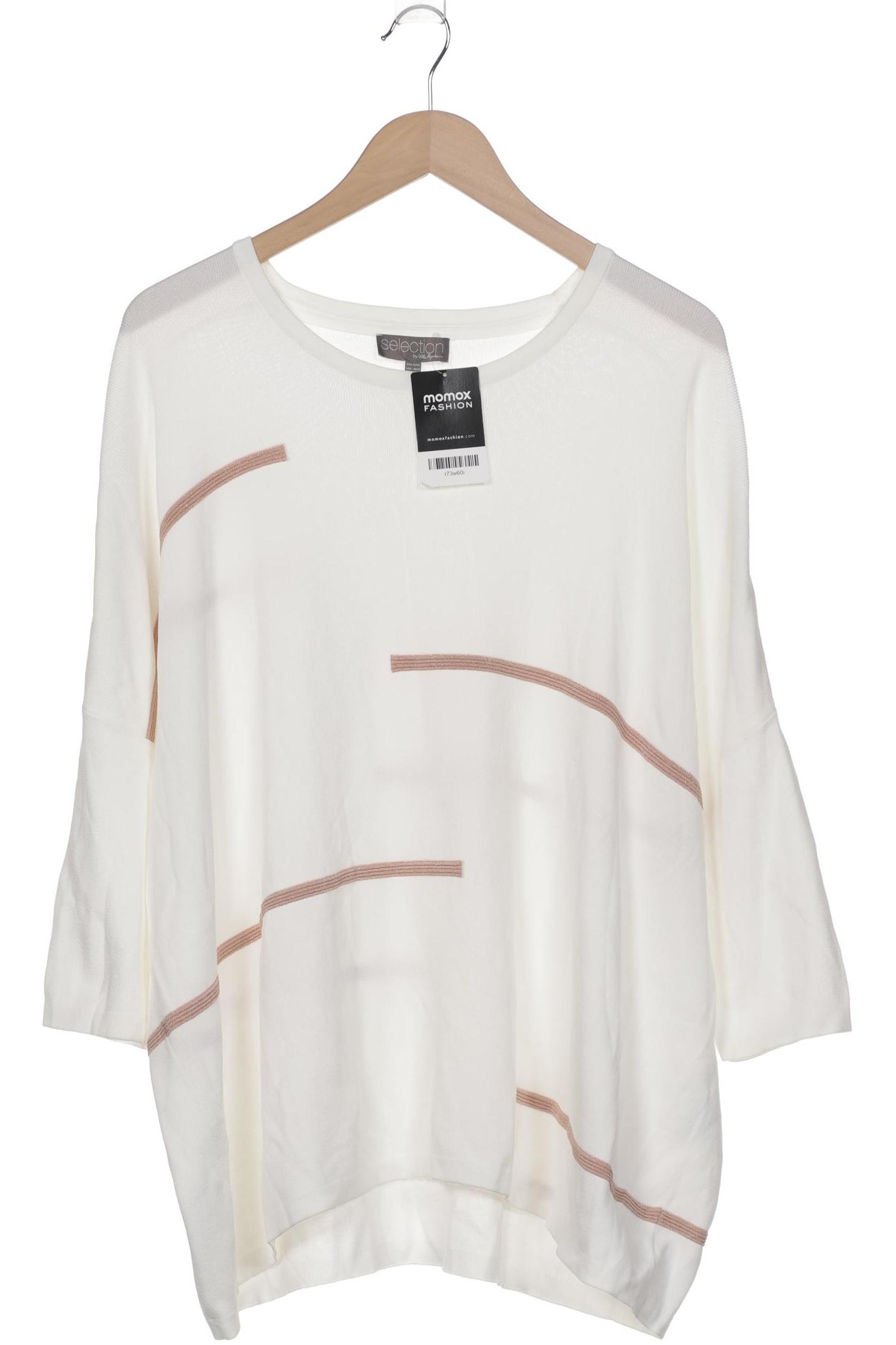 

Selection by Ulla Popken Damen Pullover, weiß, Gr. 42