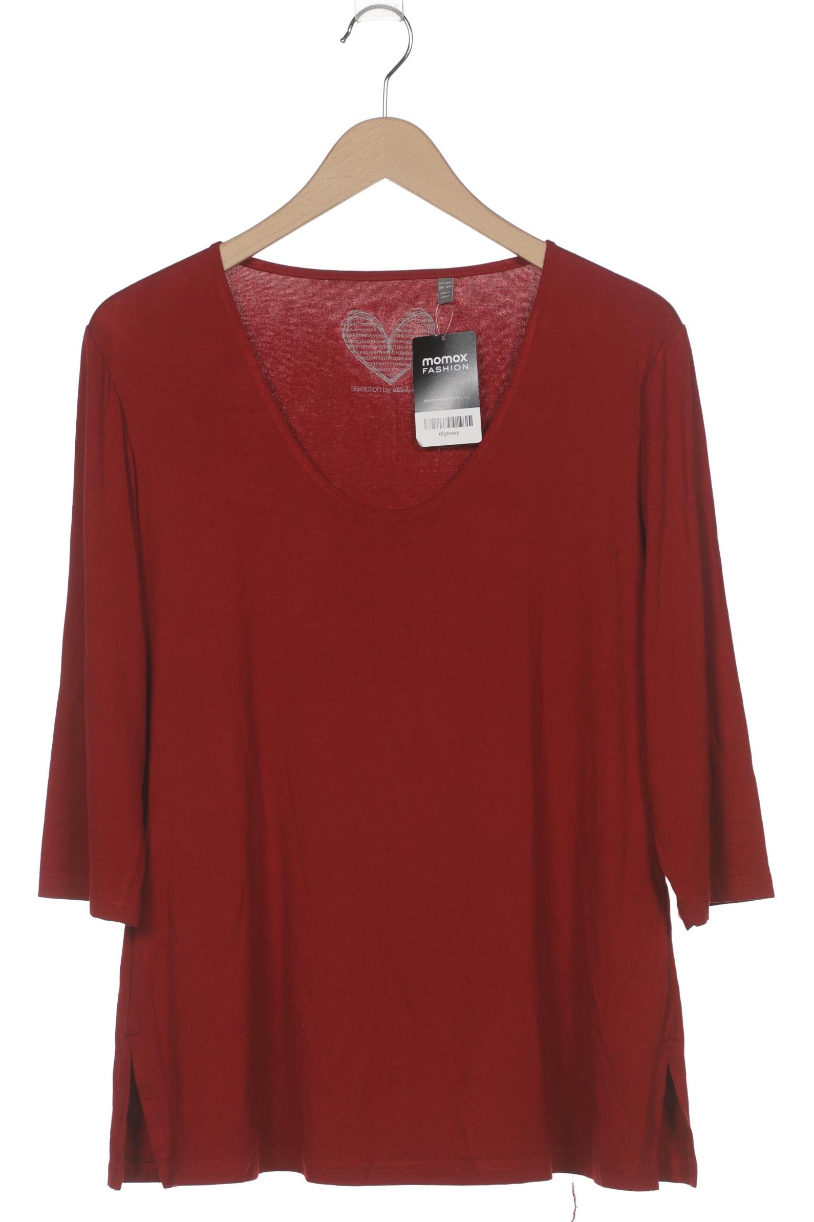 

Selection by Ulla Popken Damen Langarmshirt, rot, Gr. 42