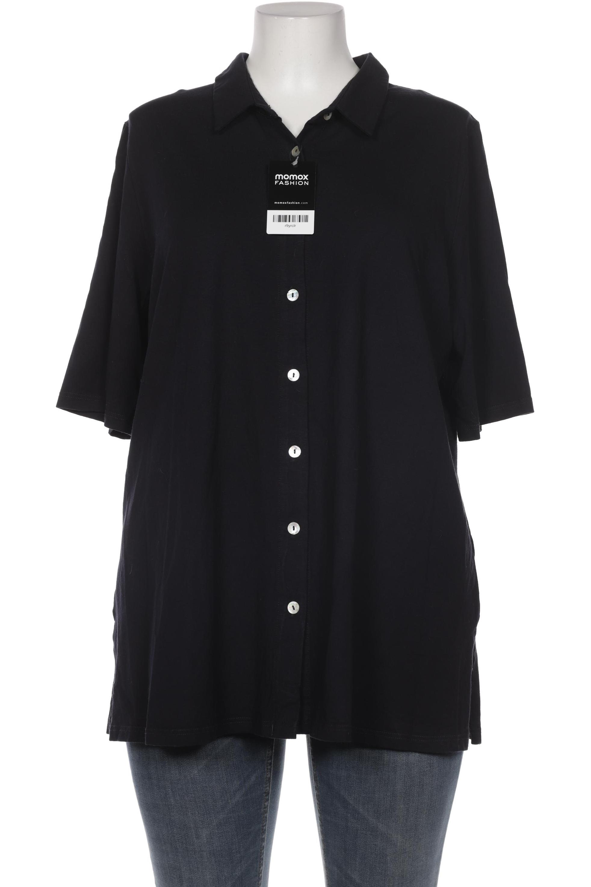 

Selection by Ulla Popken Damen Bluse, marineblau, Gr. 46