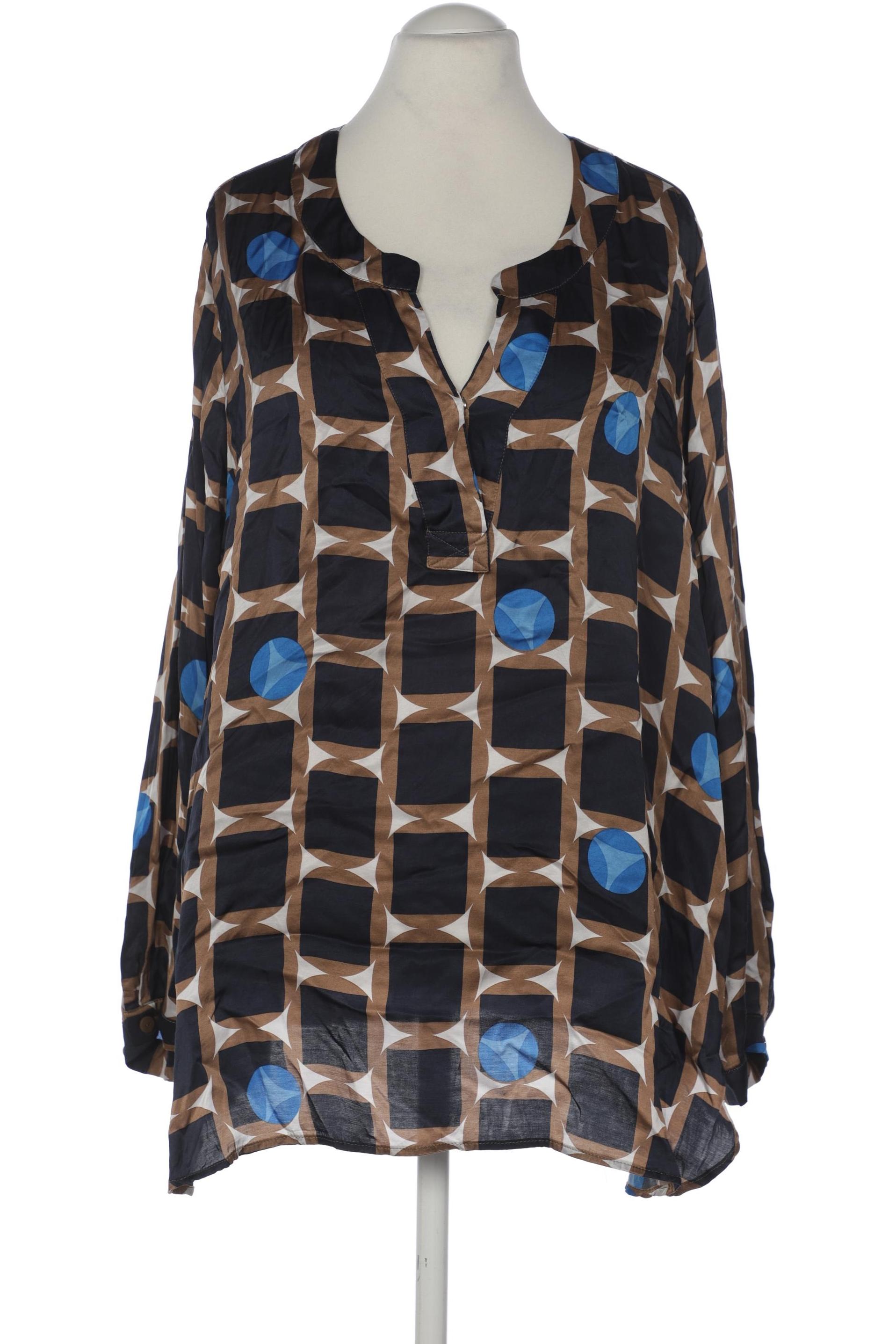 

Selection by Ulla Popken Damen Bluse, marineblau, Gr. 54