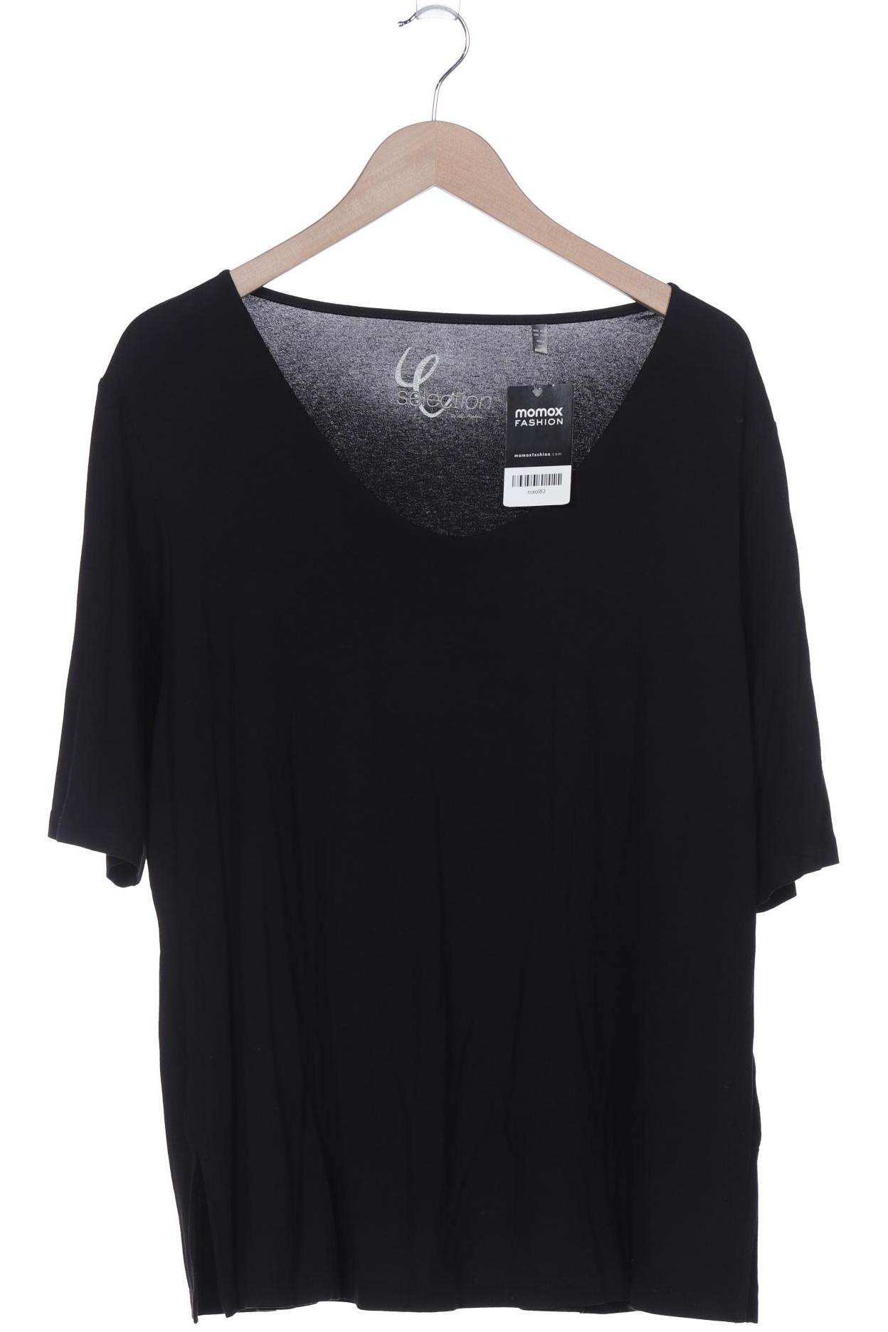 

Selection by Ulla Popken Damen T-Shirt, schwarz, Gr. 46