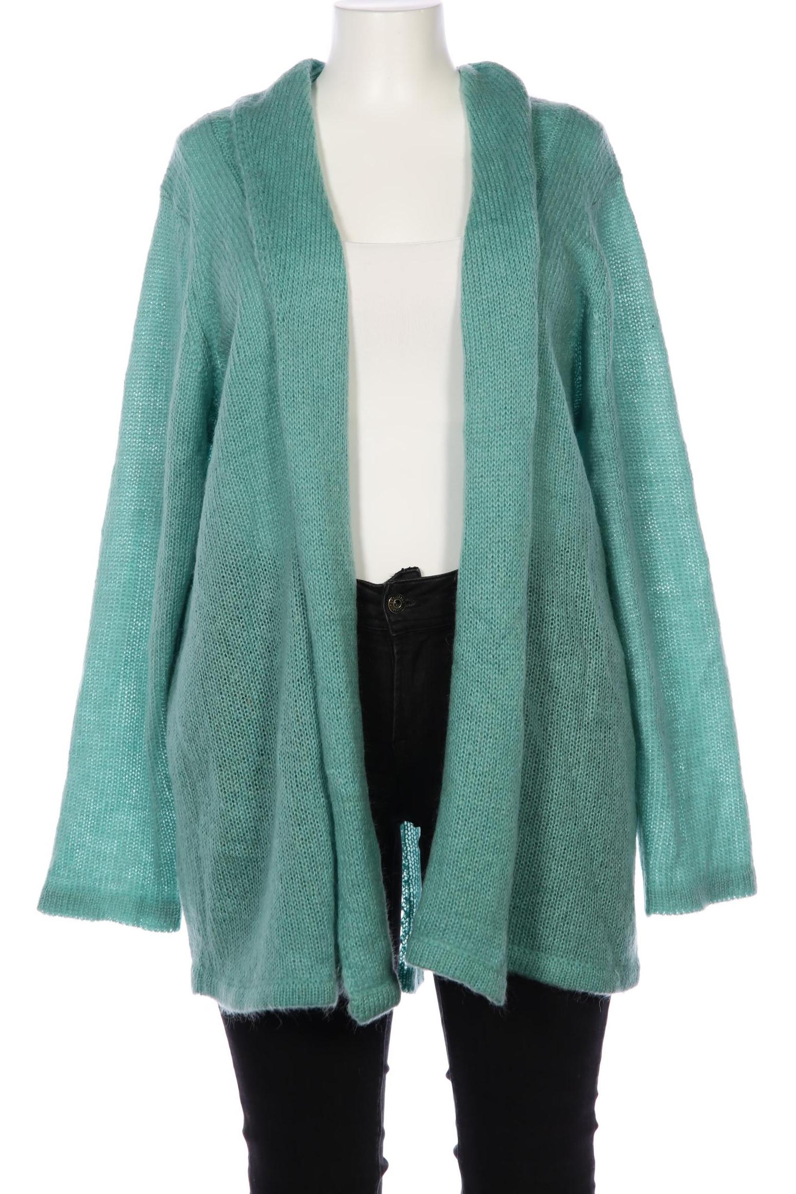 

Selection by Ulla Popken Damen Strickjacke, türkis, Gr. 50