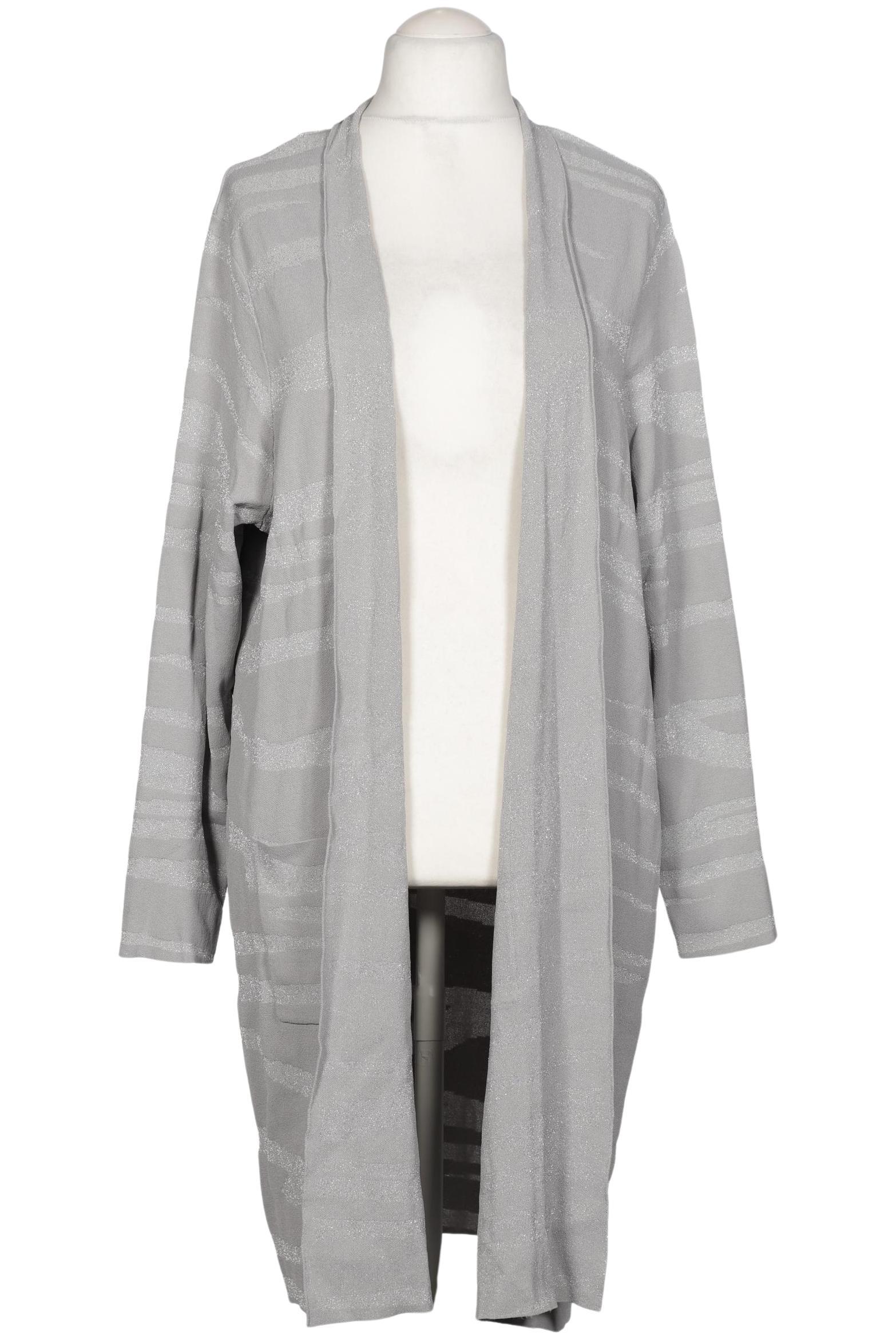 

Selection by Ulla Popken Damen Strickjacke, grau, Gr. 50