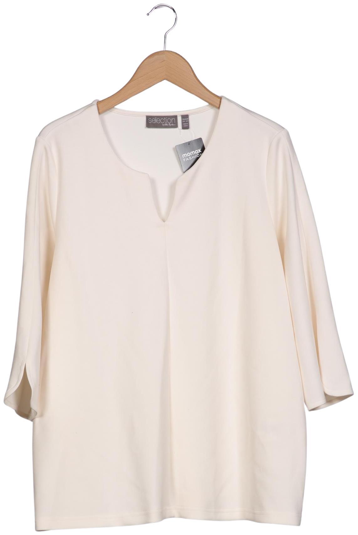 

Selection by Ulla Popken Damen Langarmshirt, cremeweiß, Gr. 42