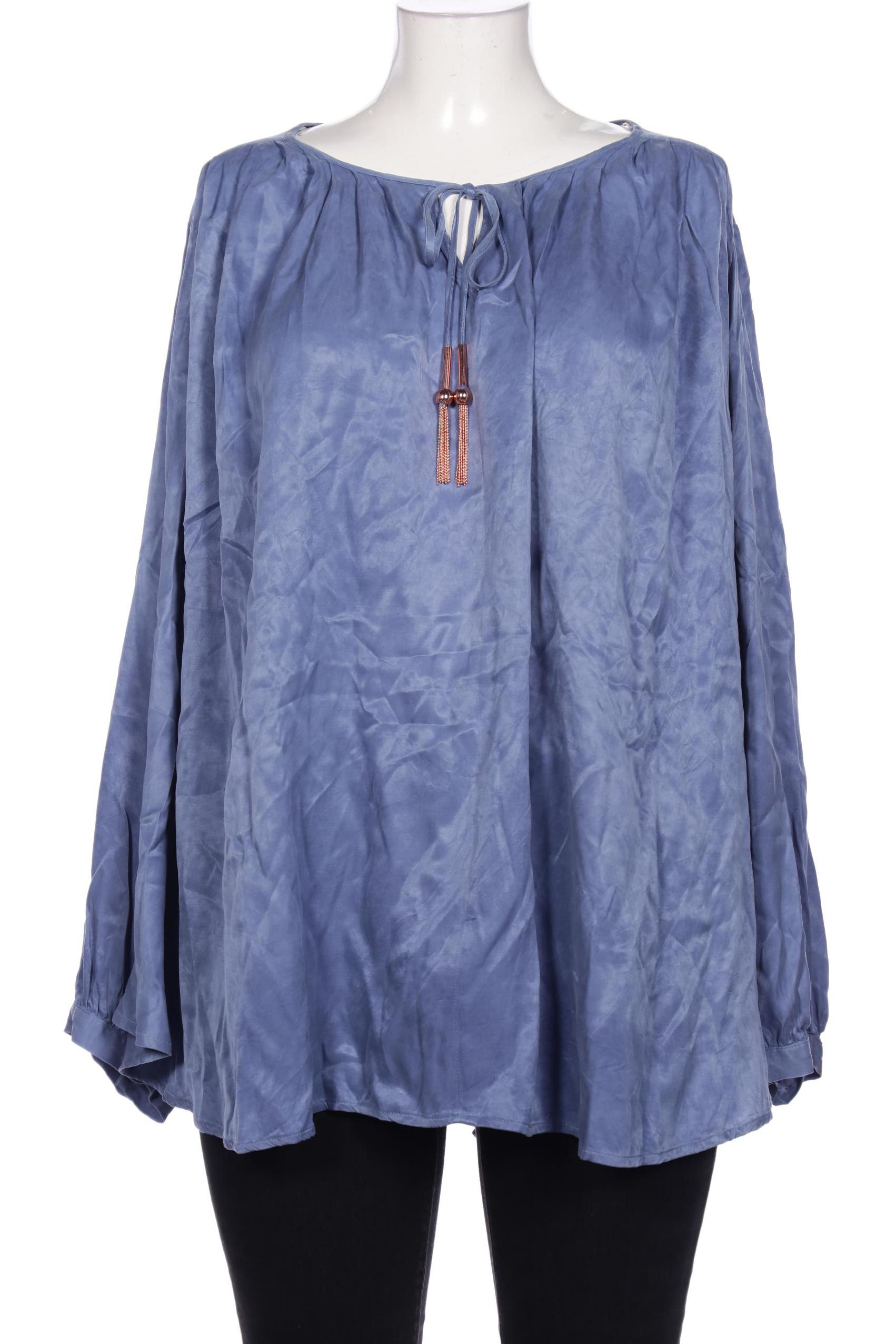 

Selection by Ulla Popken Damen Bluse, blau, Gr. 50