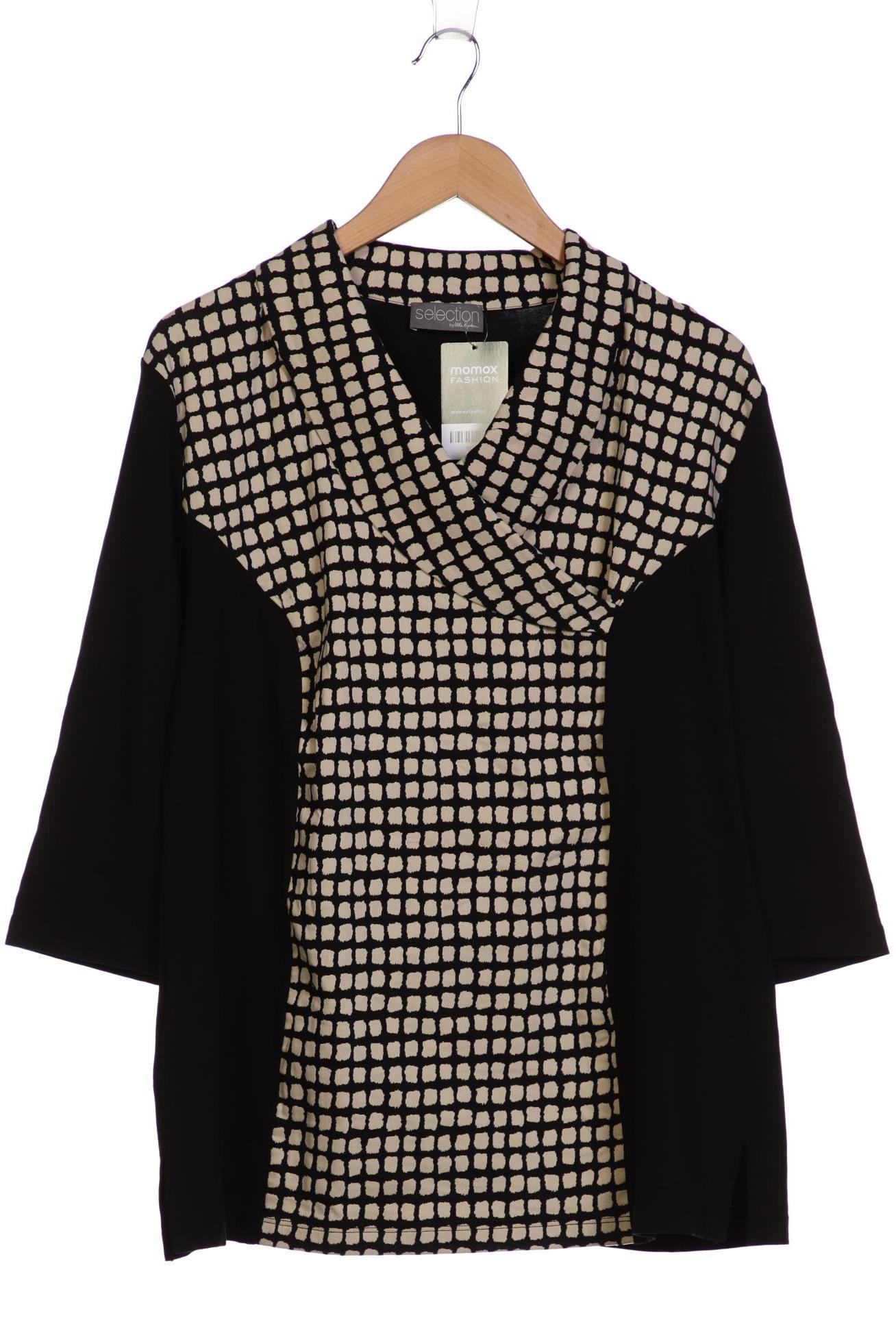 

Selection by Ulla Popken Damen Langarmshirt, schwarz, Gr. 46