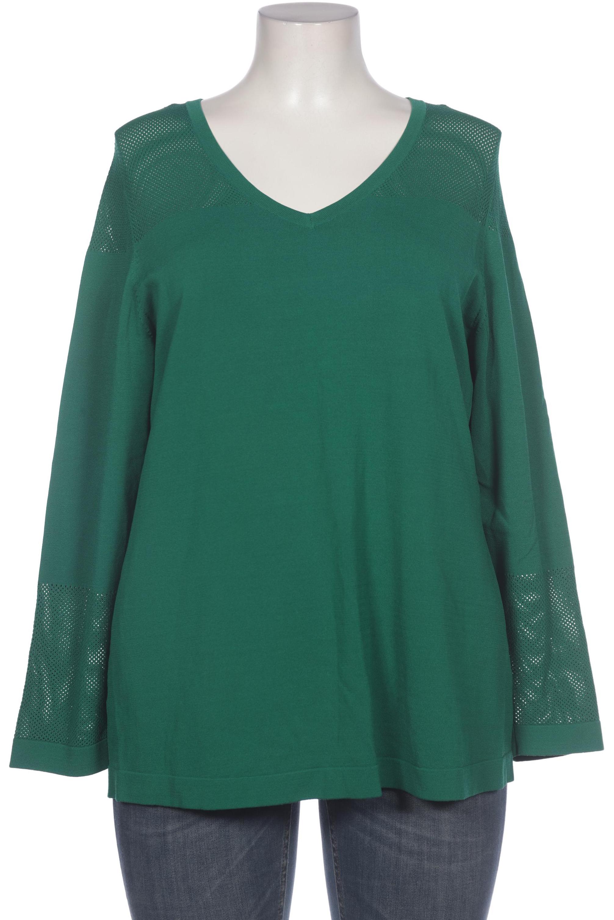 

Selection by Ulla Popken Damen Pullover, grün, Gr. 42