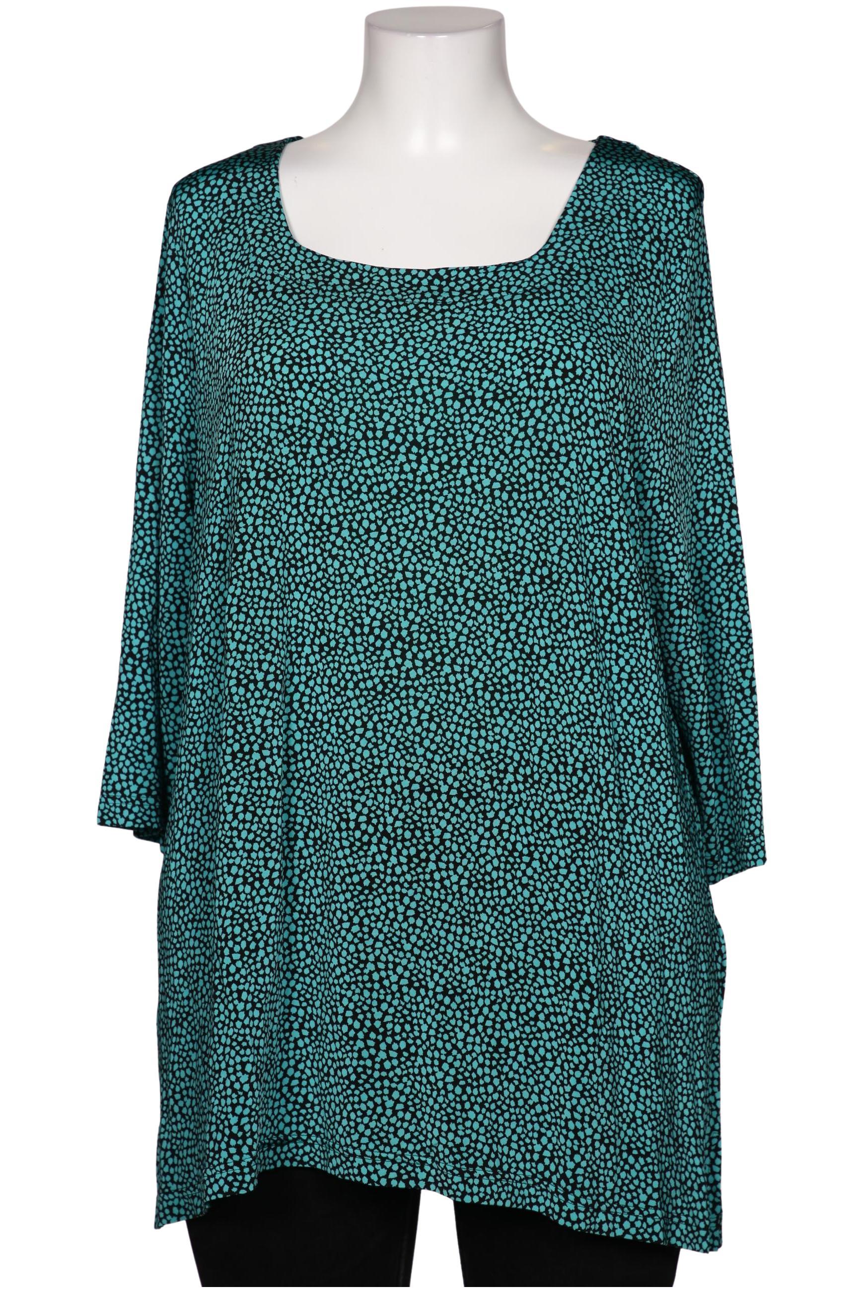 

Selection by Ulla Popken Damen Bluse, türkis, Gr. 50