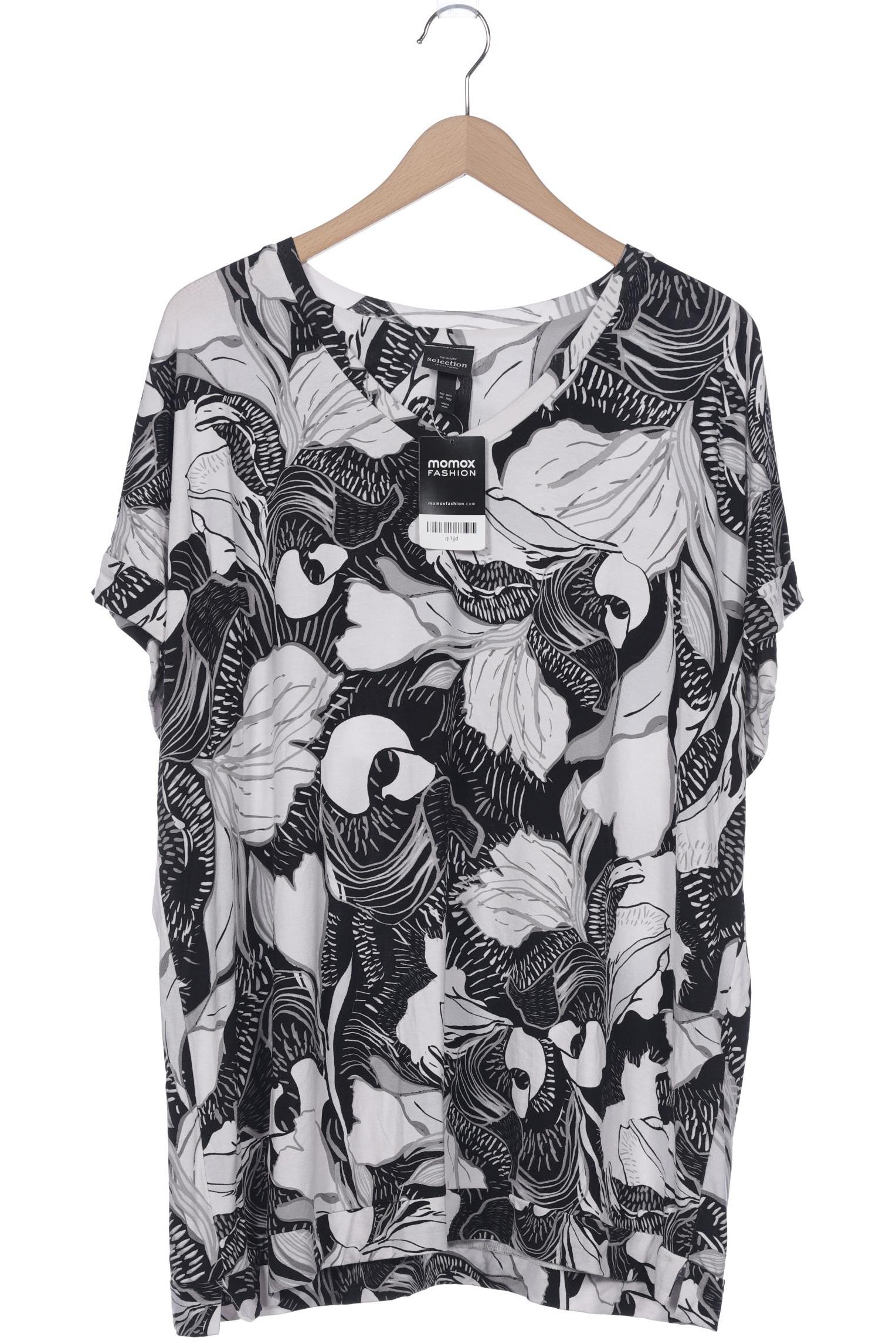

Selection by Ulla Popken Damen T-Shirt, schwarz, Gr. 50