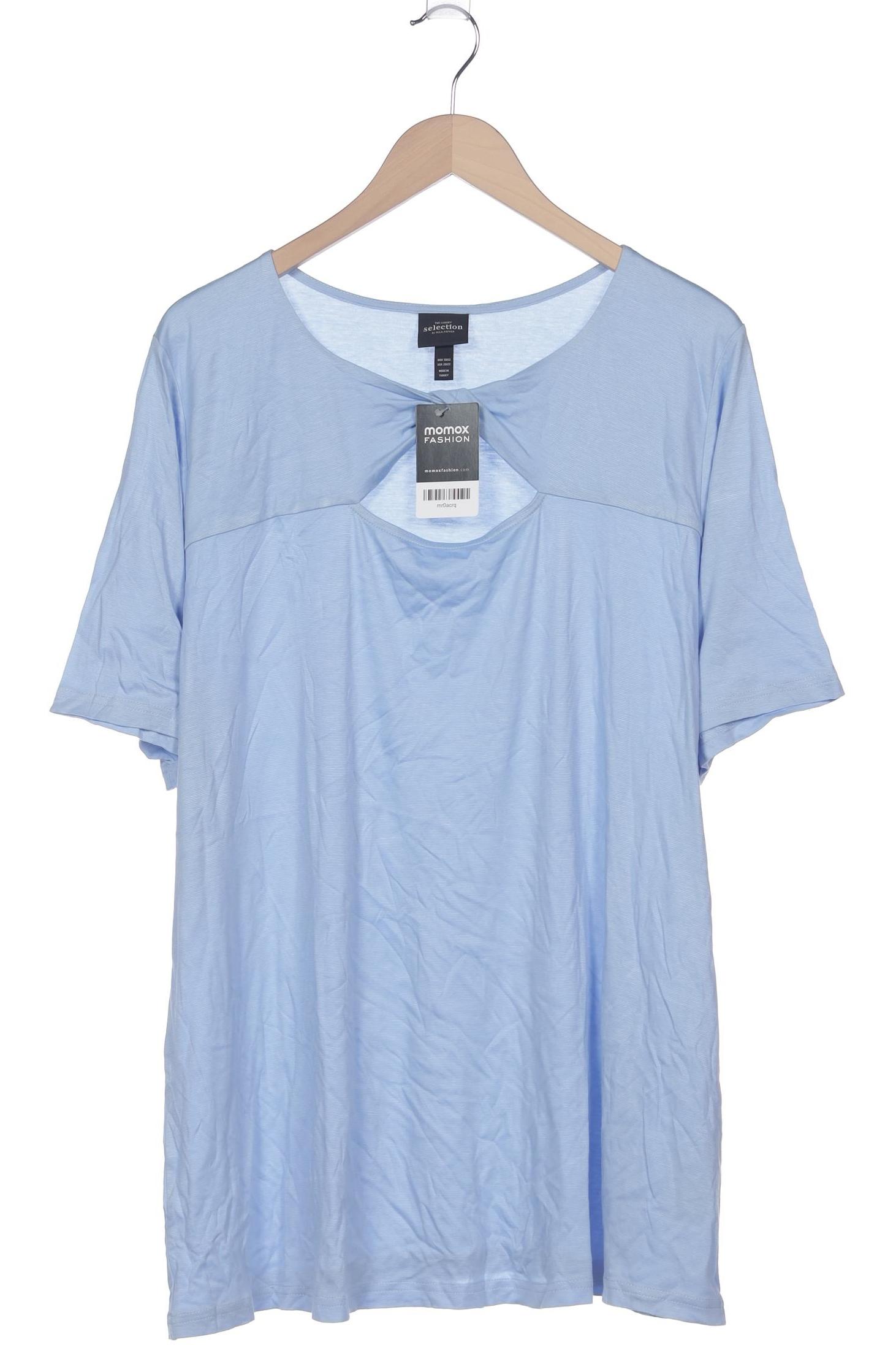 

Selection by Ulla Popken Damen T-Shirt, hellblau, Gr. 50