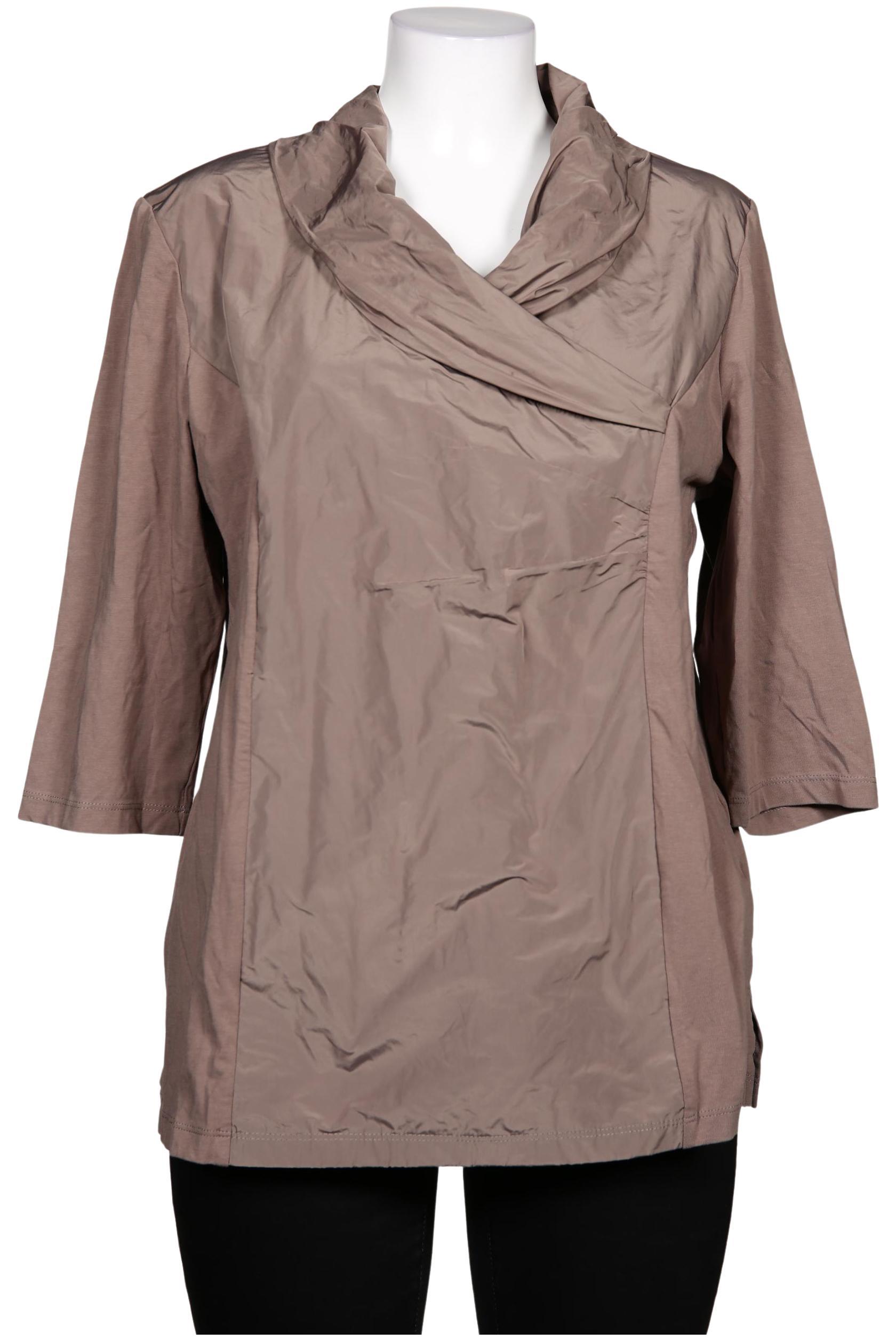 

Selection by Ulla Popken Damen Bluse, braun, Gr. 46