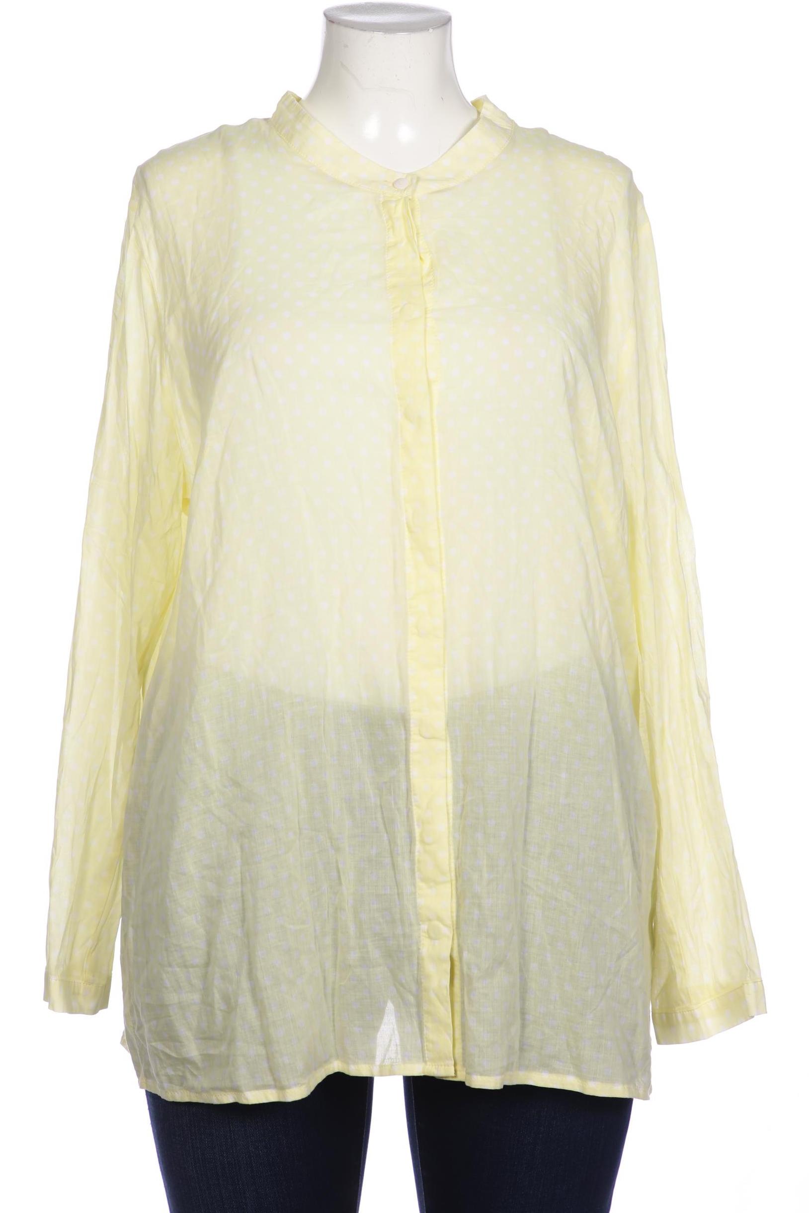 

Selection by Ulla Popken Damen Bluse, gelb, Gr. 46