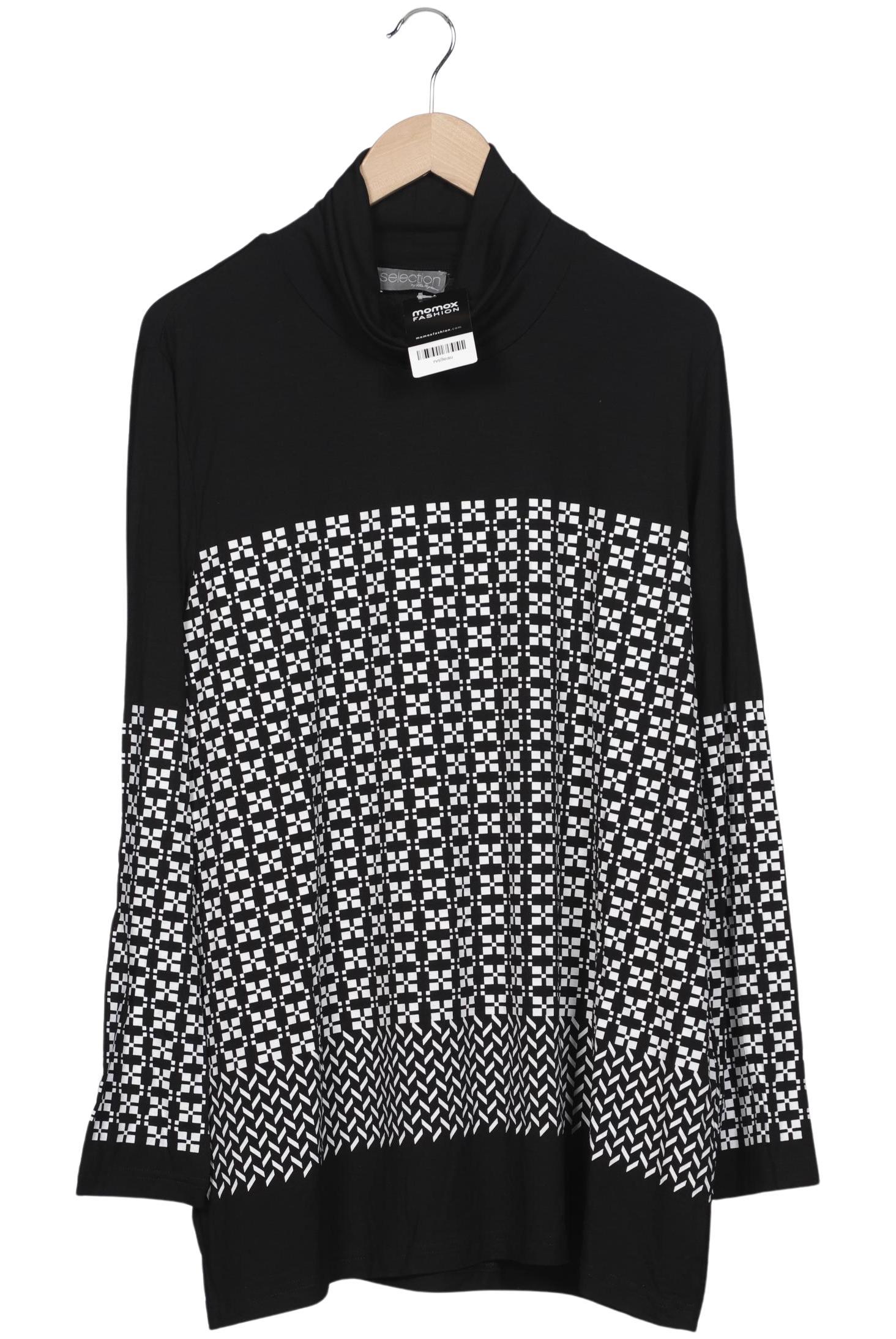 

Selection by Ulla Popken Damen Langarmshirt, schwarz, Gr. 46