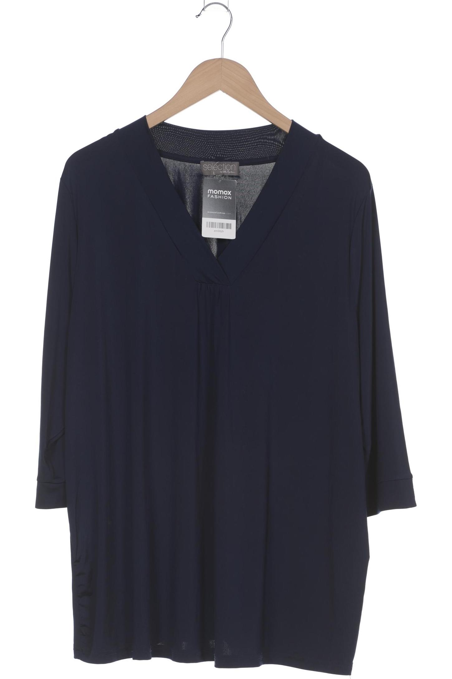 

Selection by Ulla Popken Damen Langarmshirt, marineblau, Gr. 46