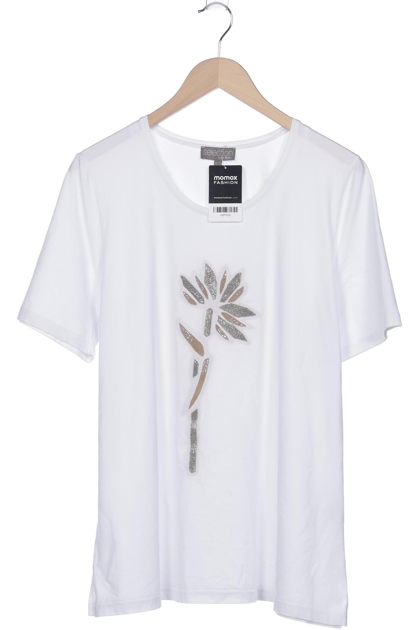 

Selection by Ulla Popken Damen T-Shirt, weiß, Gr. 46