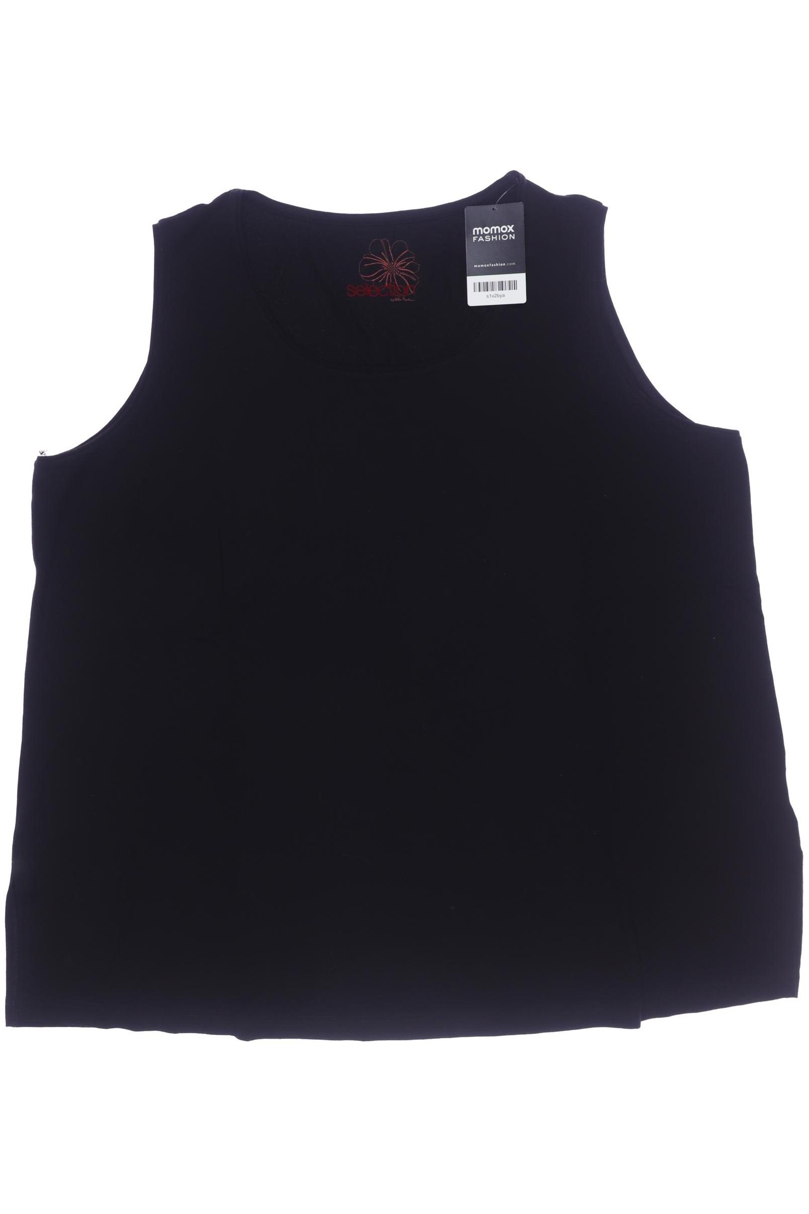

Selection by Ulla Popken Damen Top, schwarz, Gr. 50