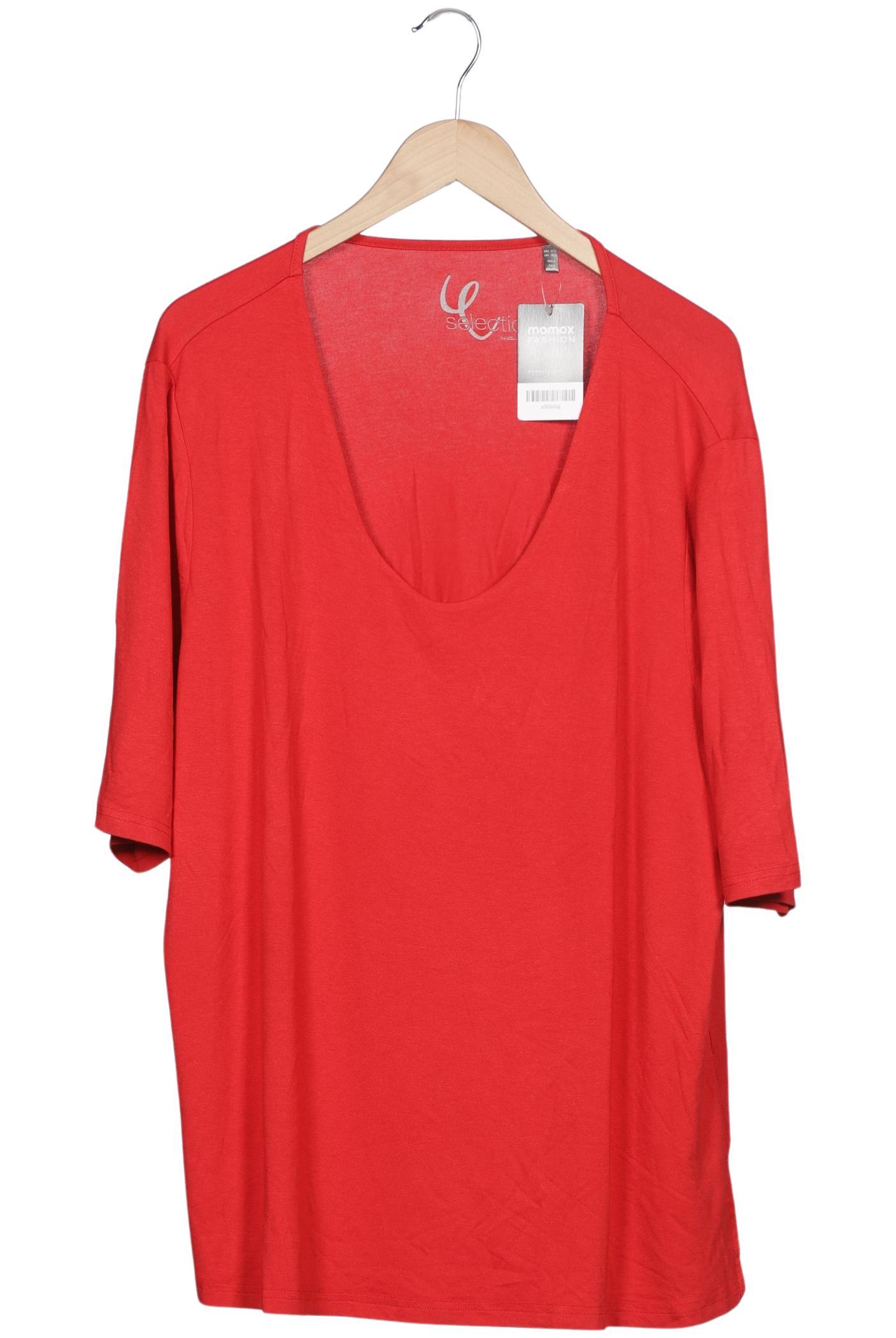 

Selection by Ulla Popken Damen T-Shirt, rot, Gr. 50