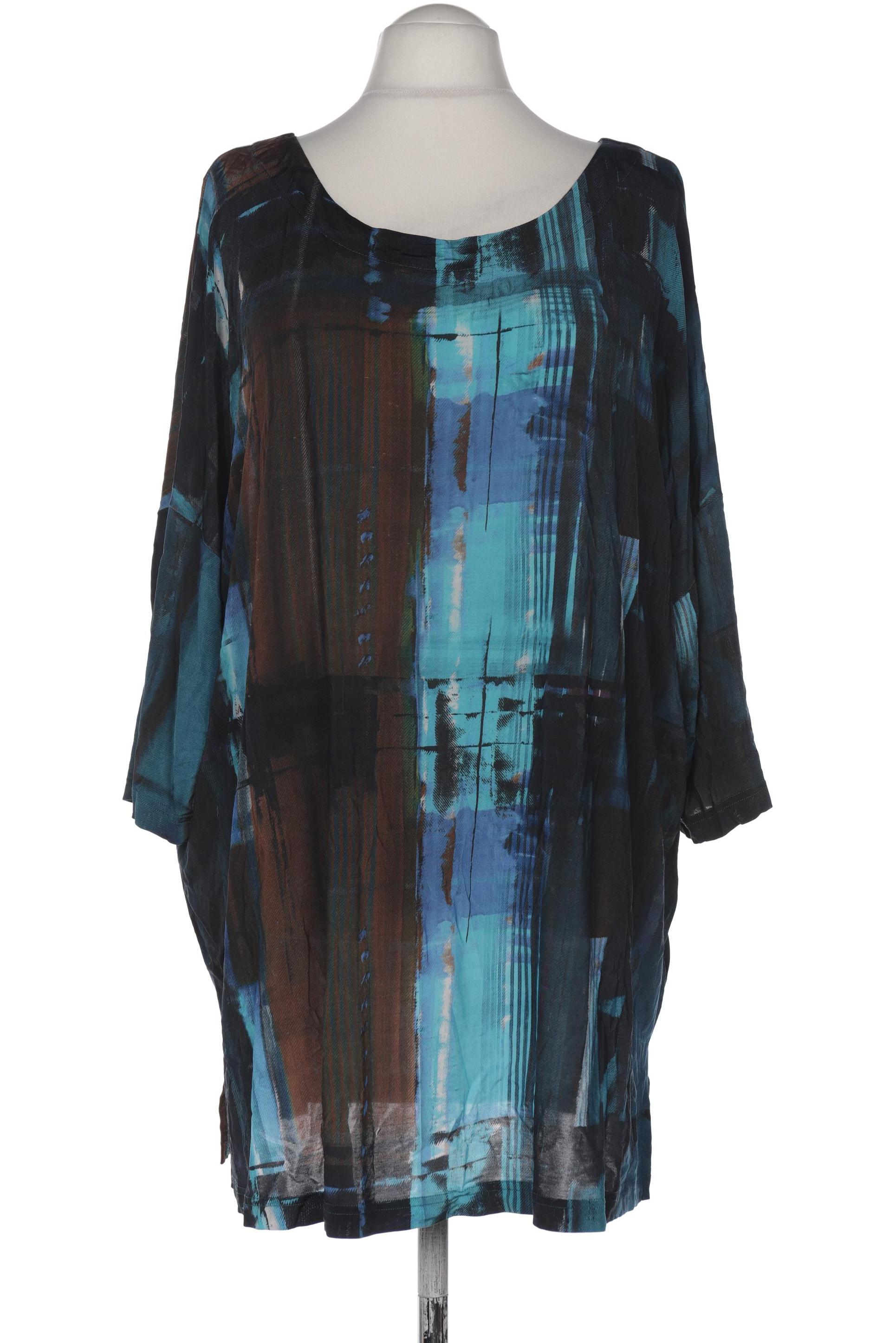 

Selection by Ulla Popken Damen Bluse, blau, Gr. 54