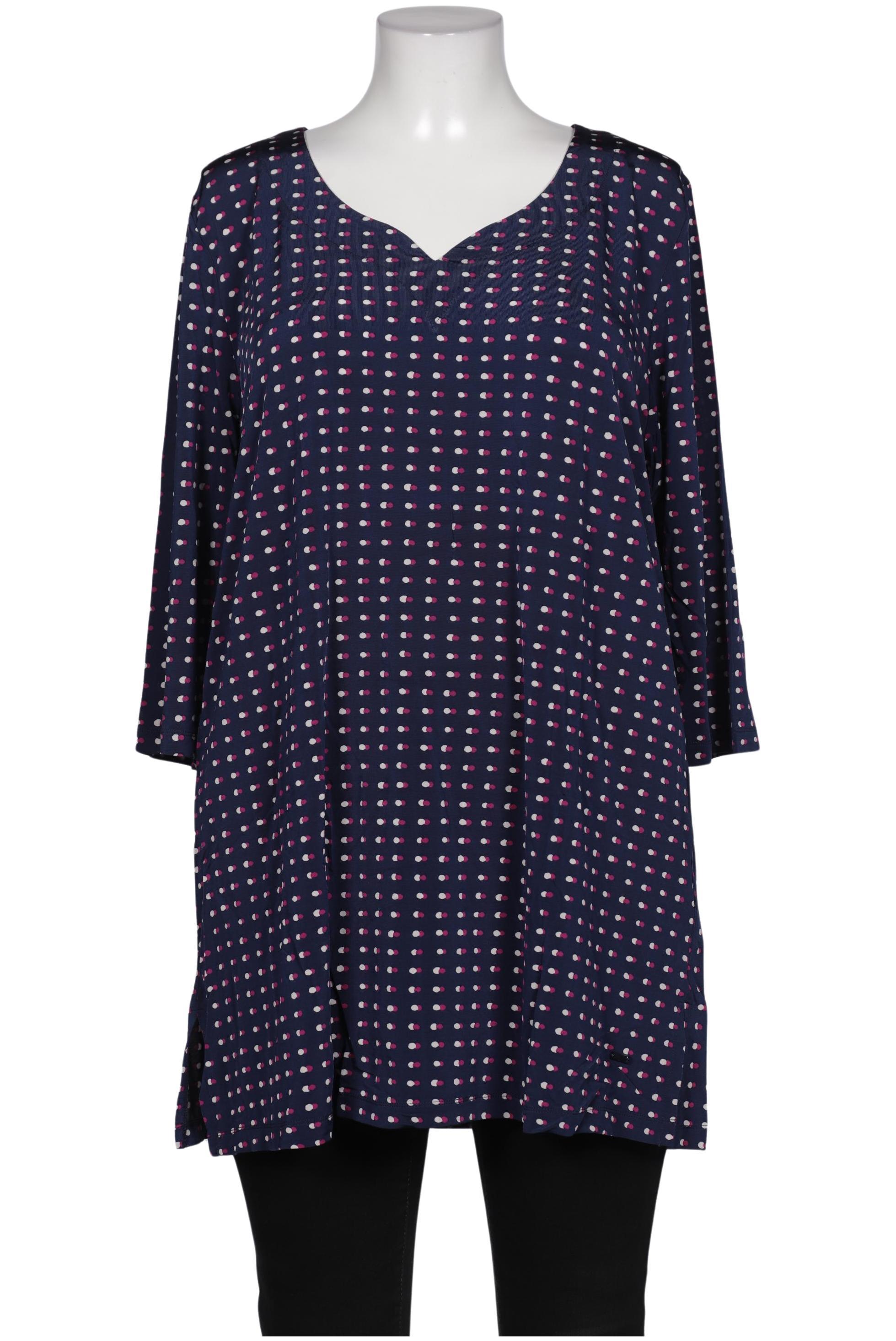 

Selection by Ulla Popken Damen Bluse, blau, Gr. 46