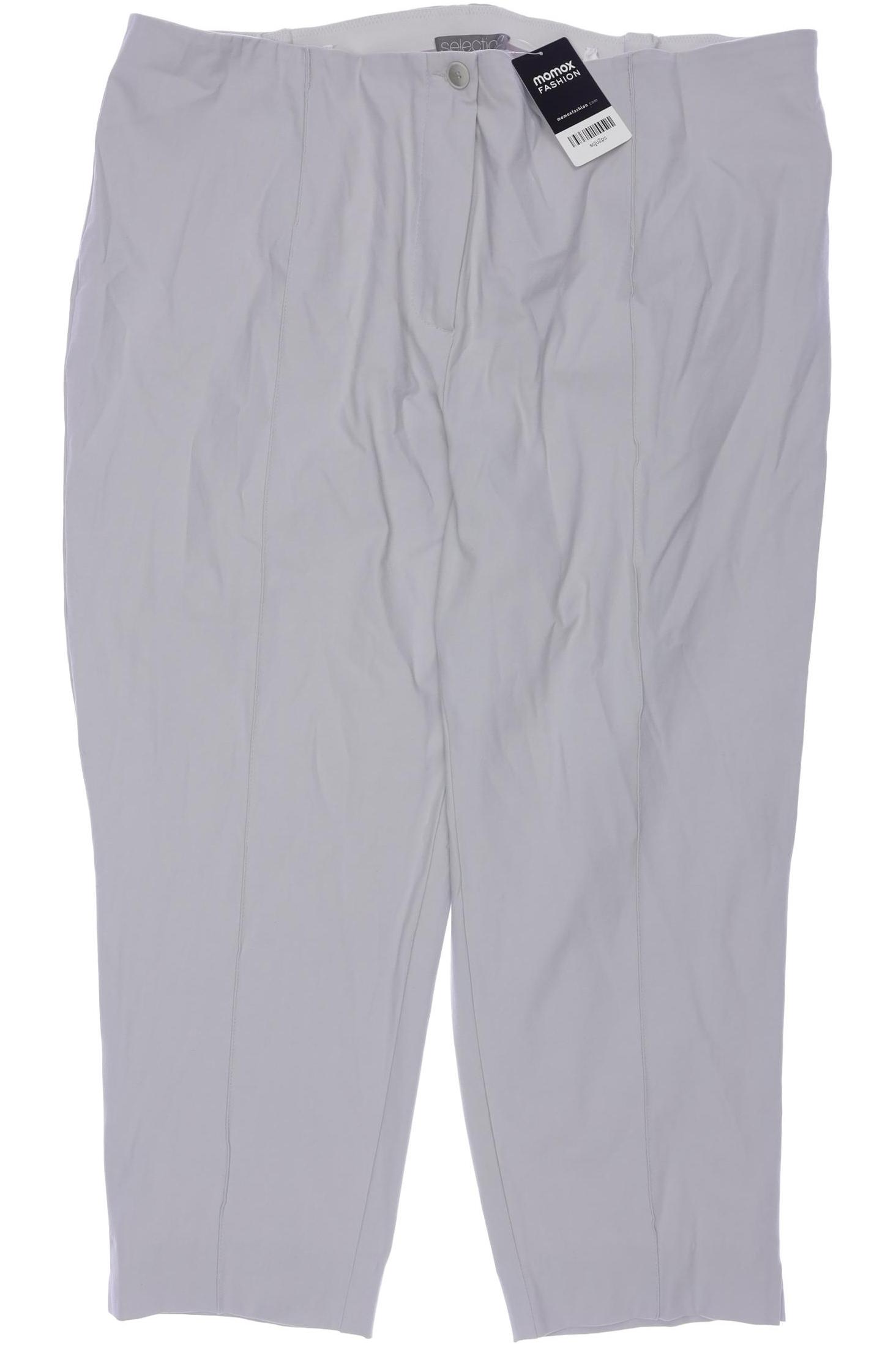 

Selection by Ulla Popken Damen Stoffhose, grau, Gr. 52