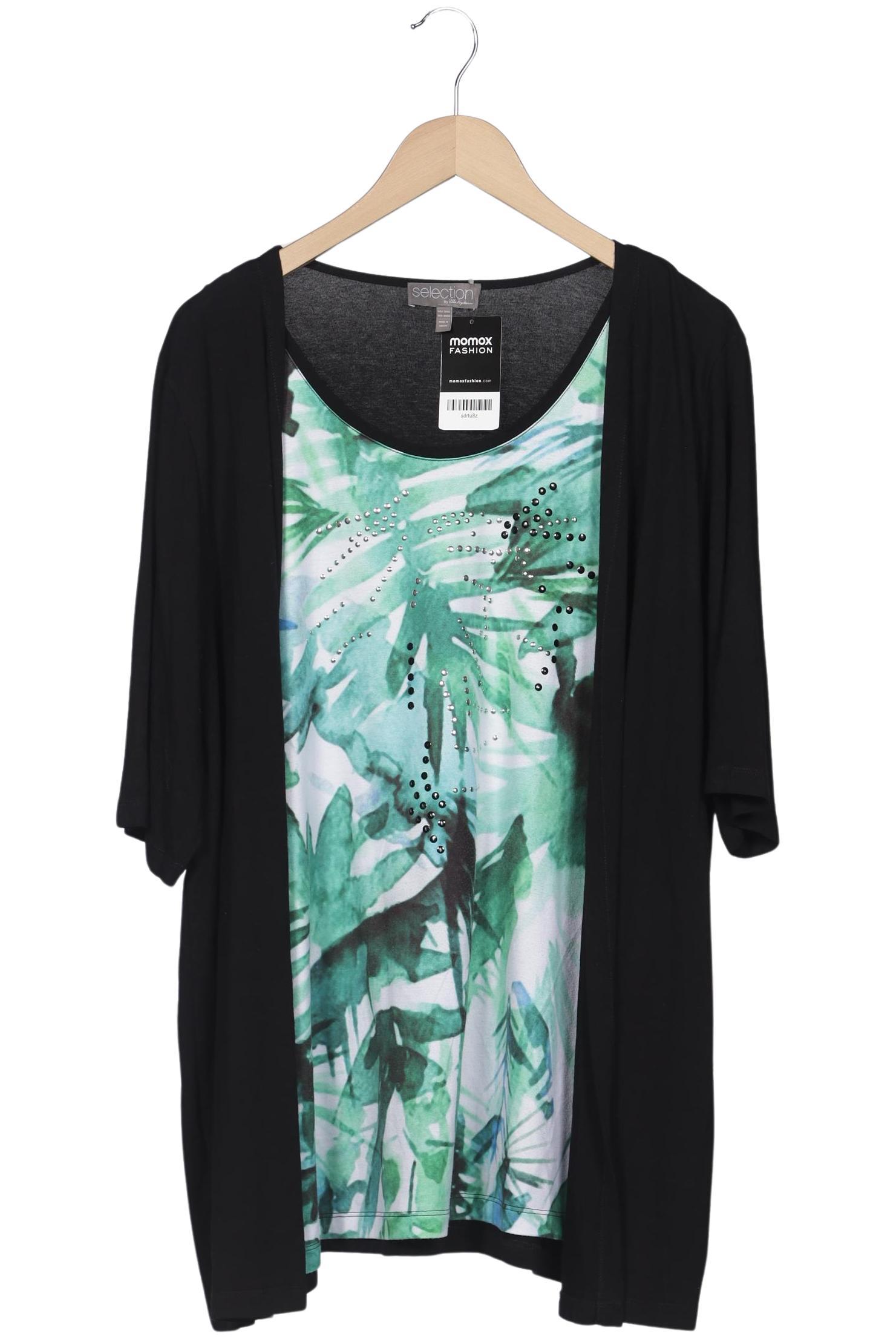 

Selection by Ulla Popken Damen T-Shirt, schwarz, Gr. 50