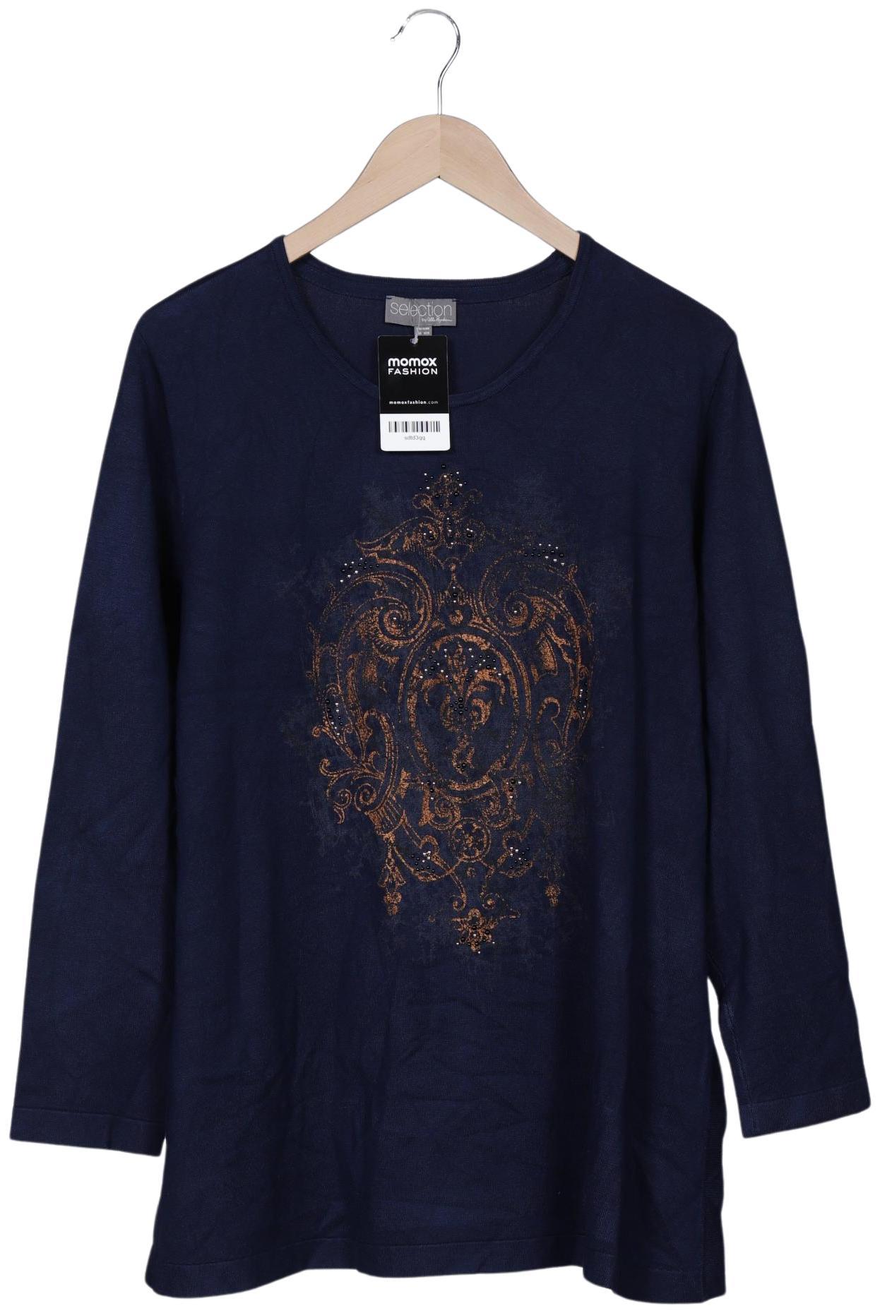 

Selection by Ulla Popken Damen Pullover, marineblau, Gr. 46