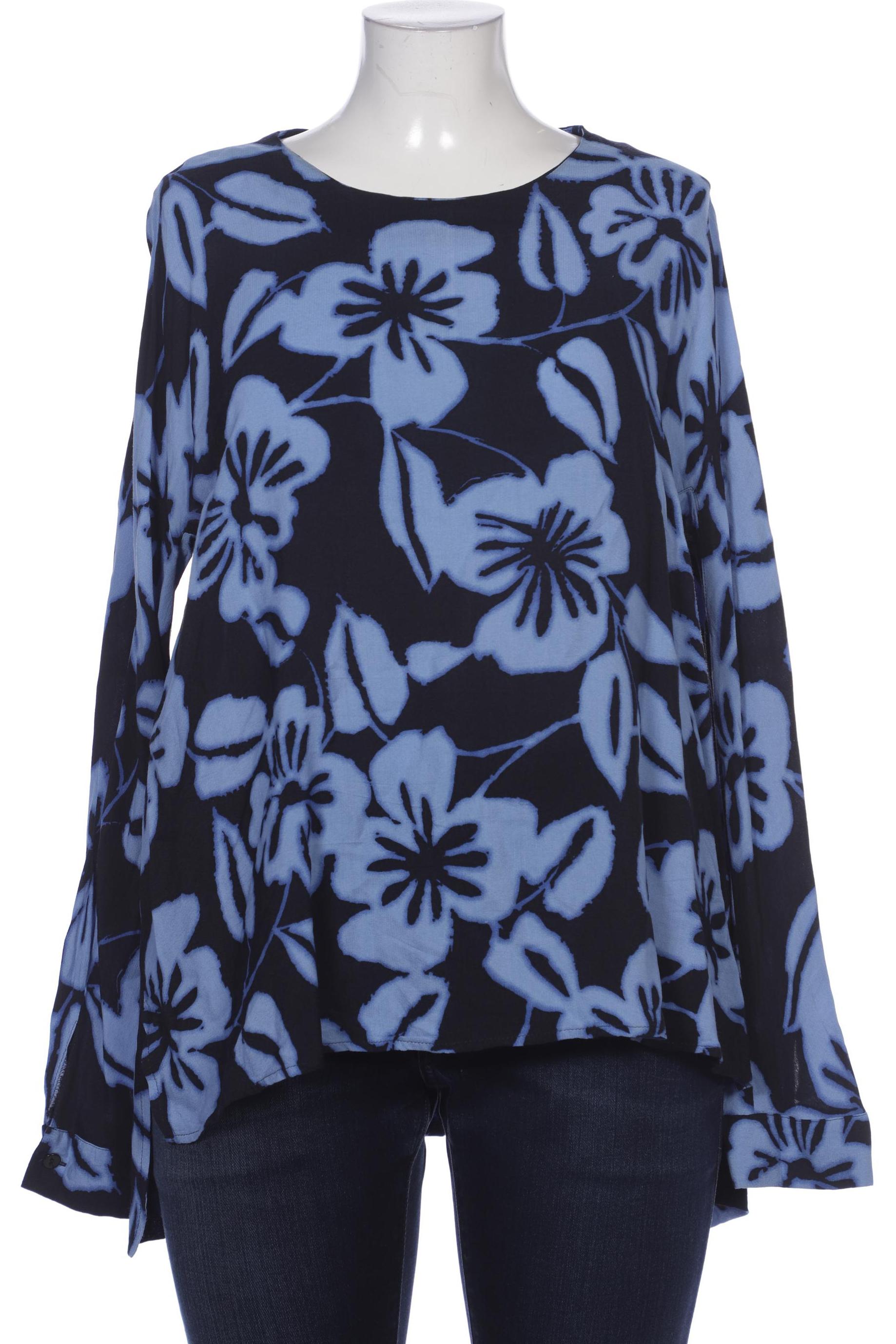 

Selection by Ulla Popken Damen Bluse, blau, Gr. 46