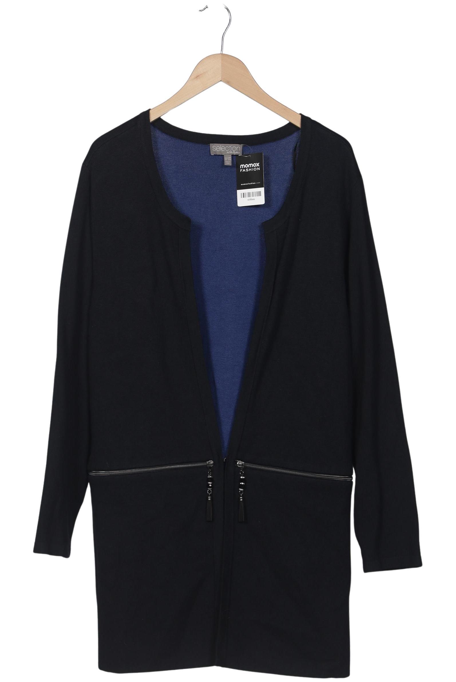 

Selection by Ulla Popken Damen Strickjacke, marineblau, Gr. 46