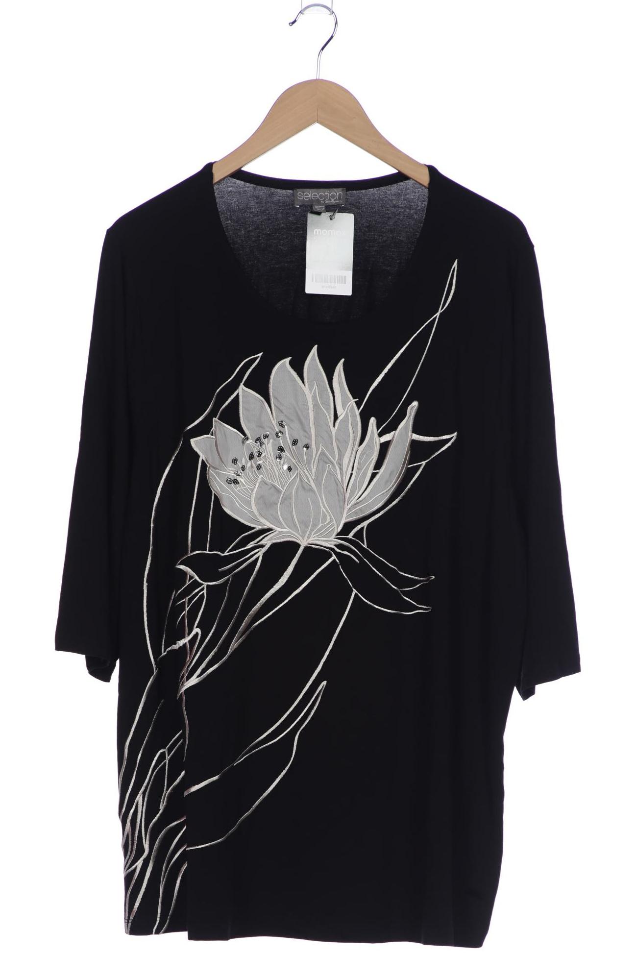 

Selection by Ulla Popken Damen Langarmshirt, schwarz, Gr. 50