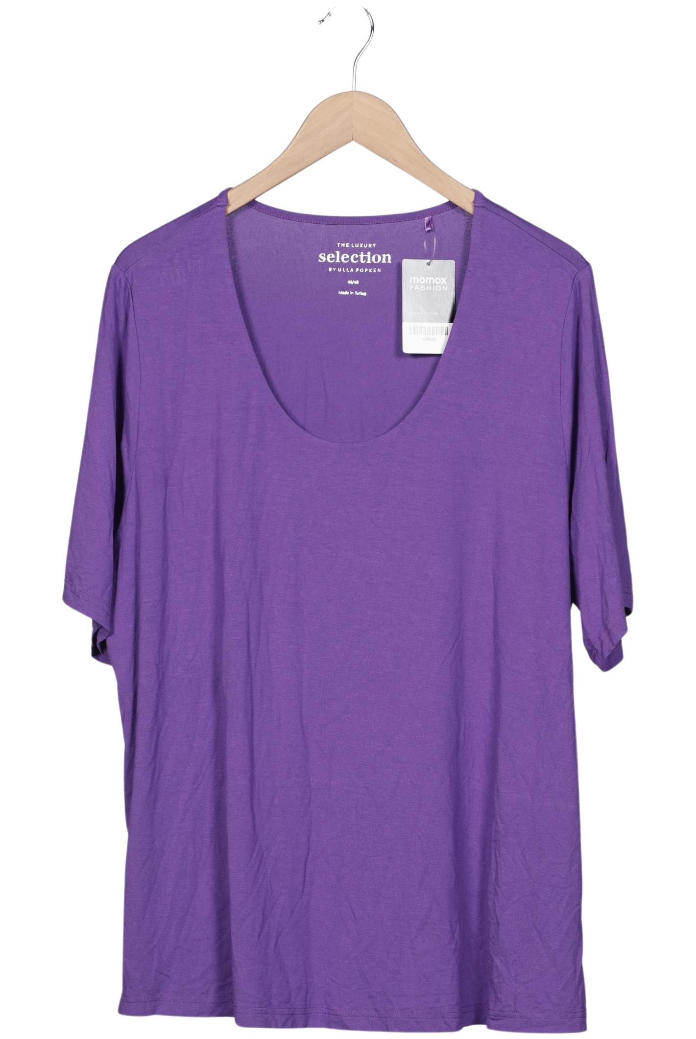 

Selection by Ulla Popken Damen T-Shirt, flieder, Gr. 46