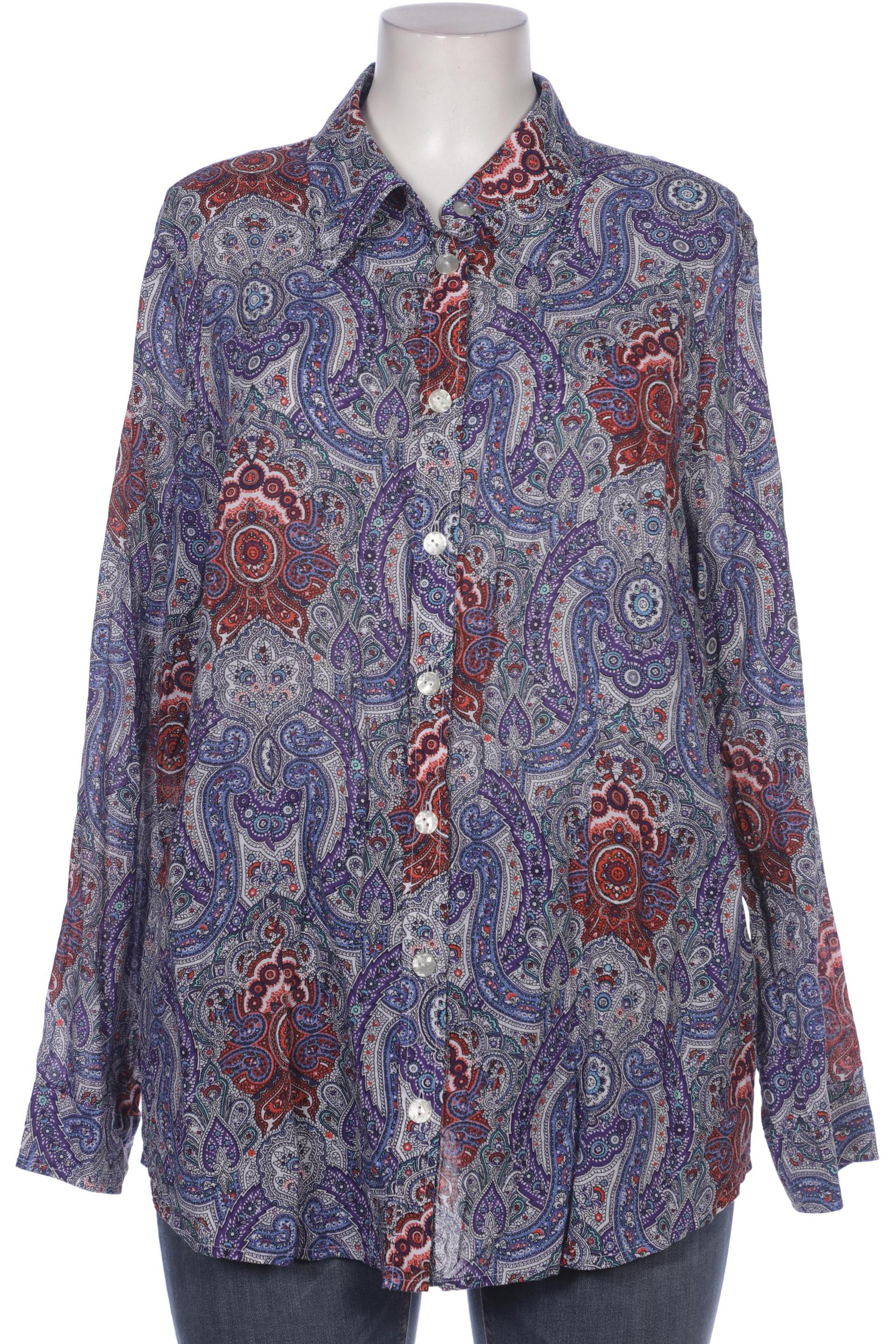 

Selection by Ulla Popken Damen Bluse, blau, Gr. 50
