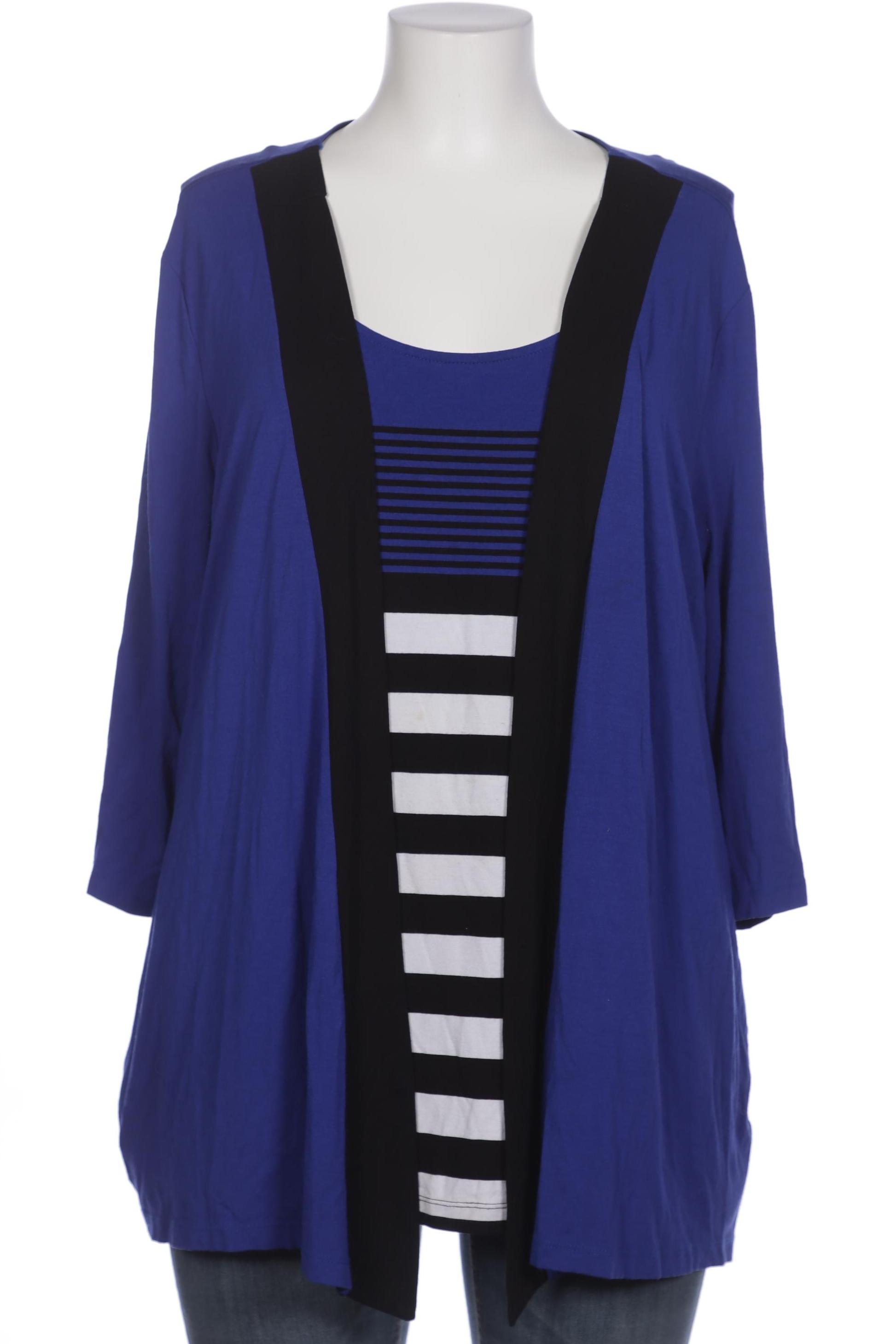 

Selection by Ulla Popken Damen Bluse, blau, Gr. 50