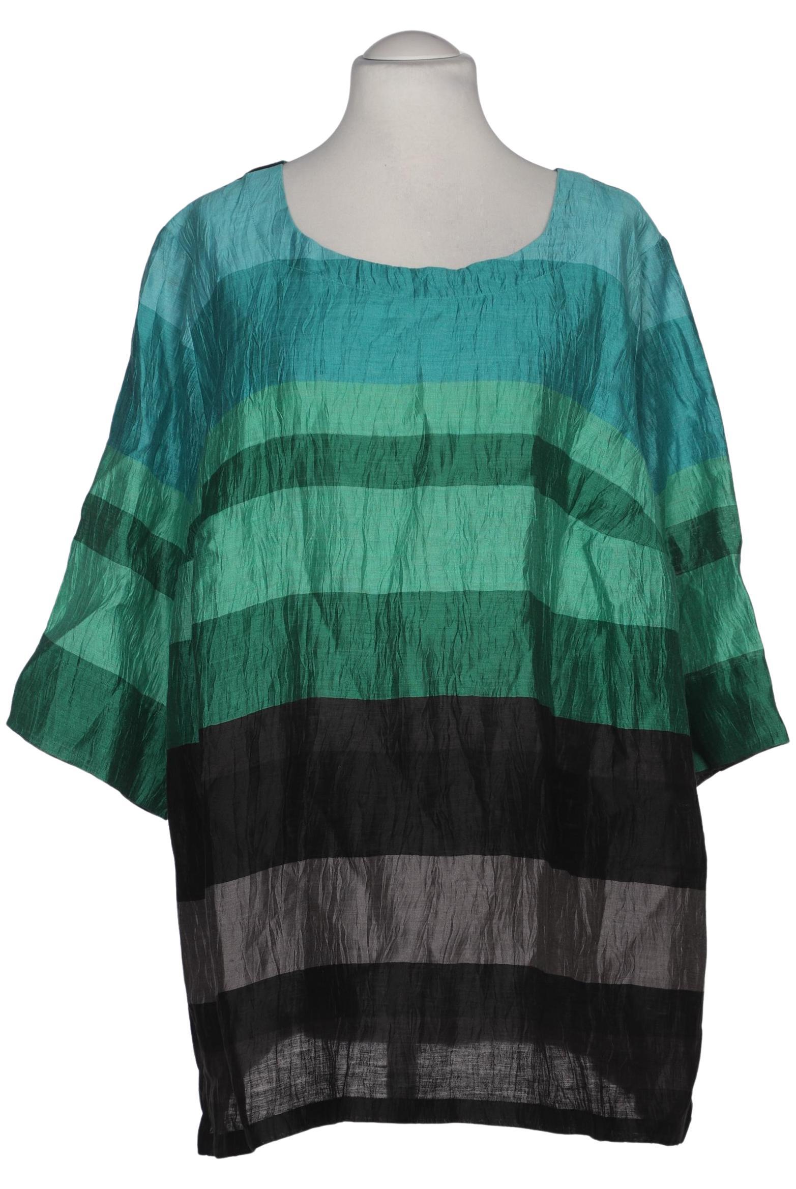 

Selection by Ulla Popken Damen Bluse, türkis, Gr. 54