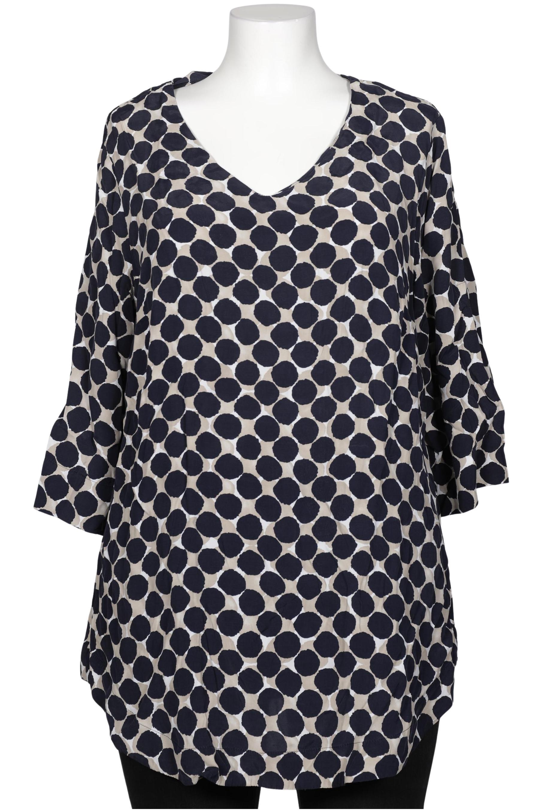 

Selection by Ulla Popken Damen Bluse, marineblau, Gr. 46