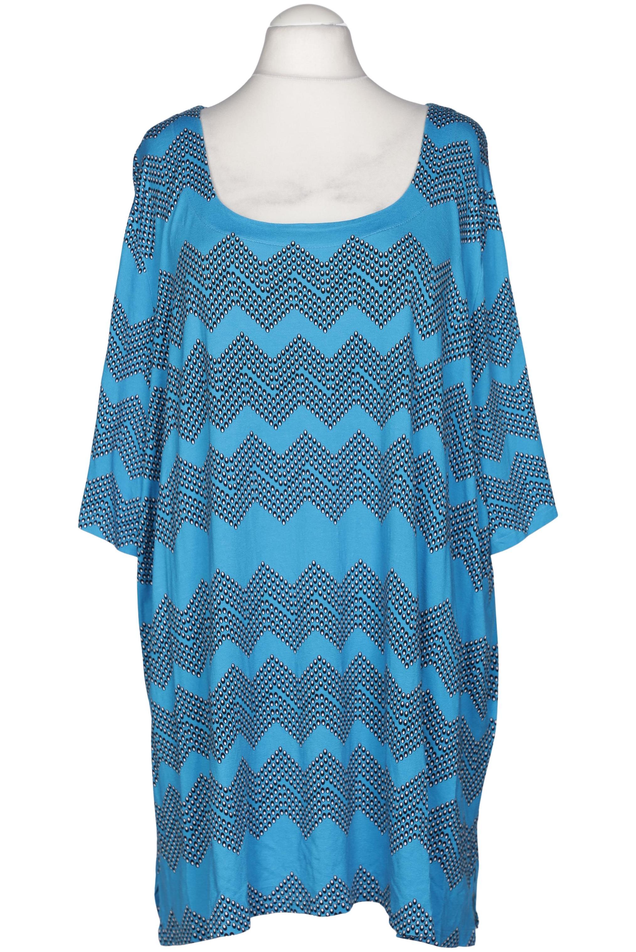 

Selection by Ulla Popken Damen T-Shirt, blau, Gr. 58