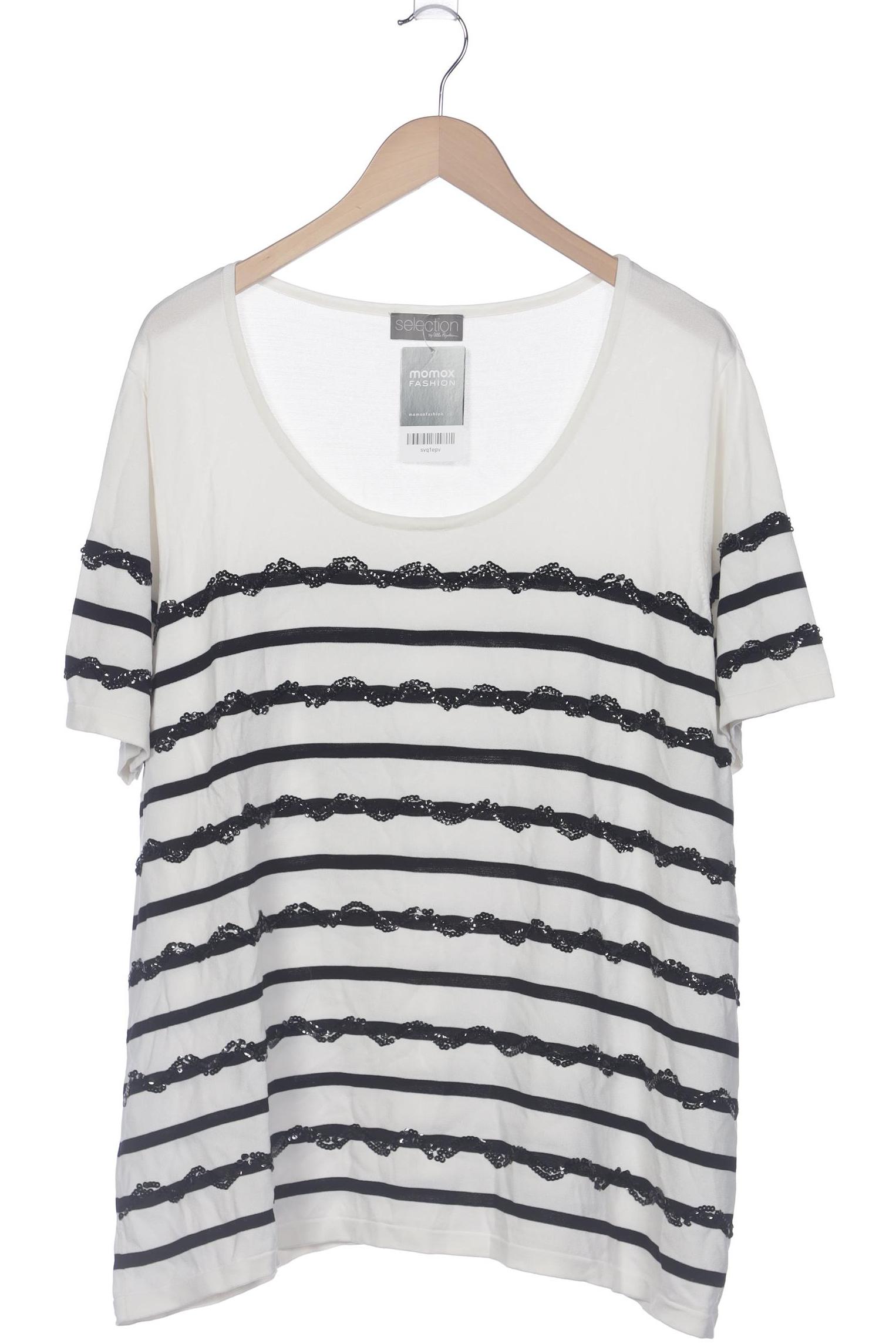 

Selection by Ulla Popken Damen T-Shirt, weiß, Gr. 50