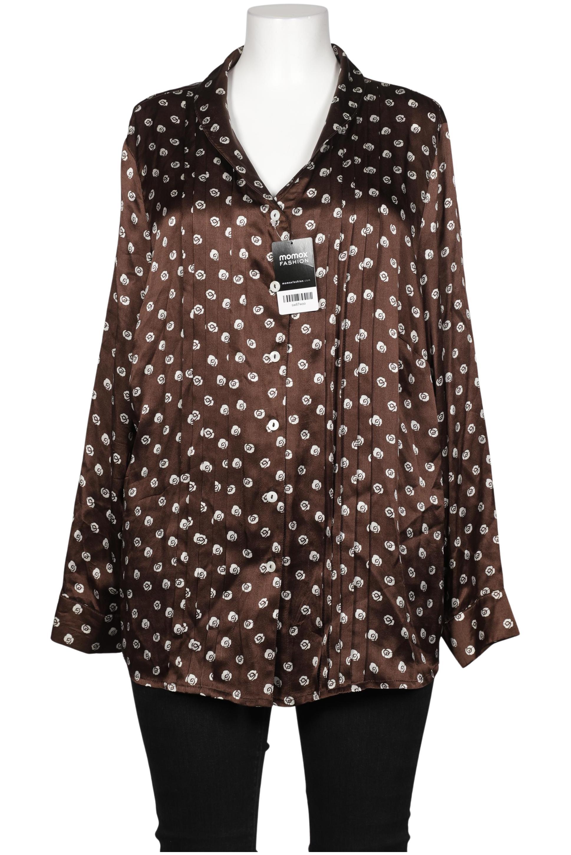 

Selection by Ulla Popken Damen Bluse, braun, Gr. 50