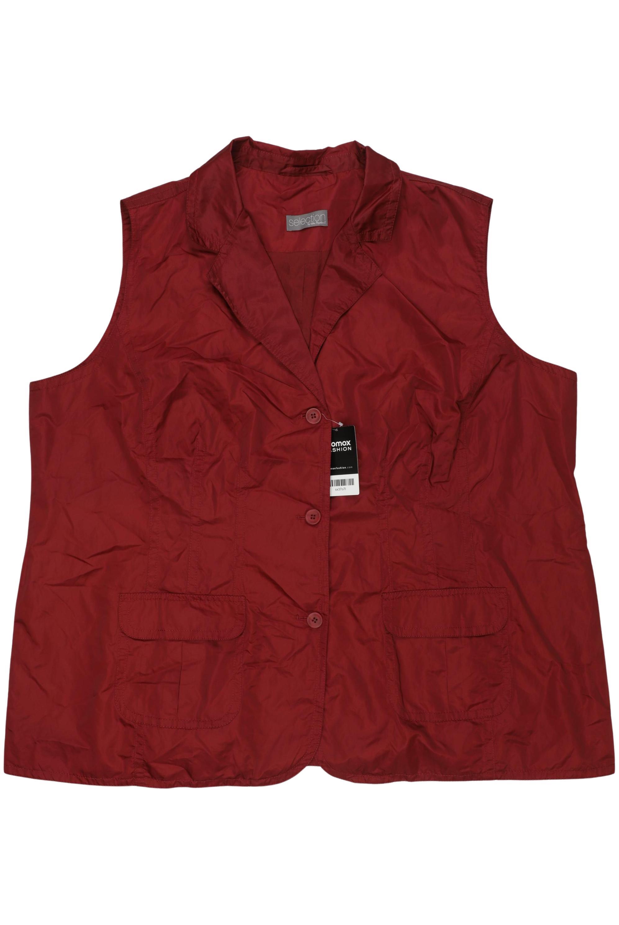 

Selection by Ulla Popken Damen Weste, rot, Gr. 54